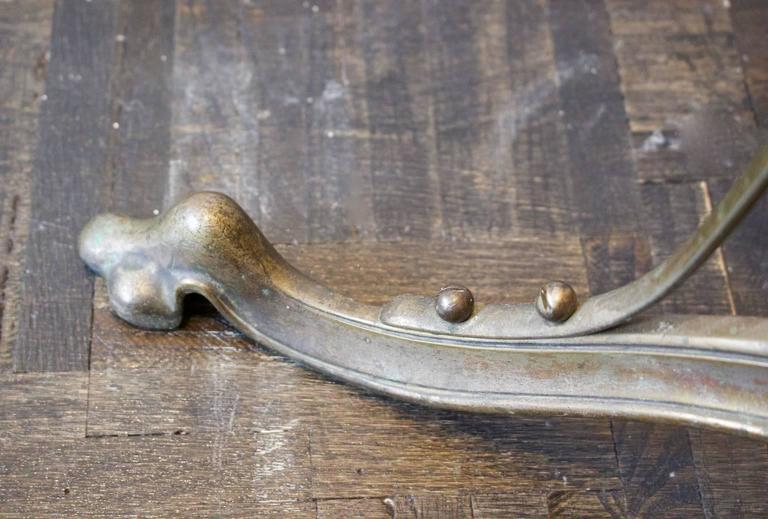 Arts And Crafts Floor Lamp With Fringed Shade At 1stdibs