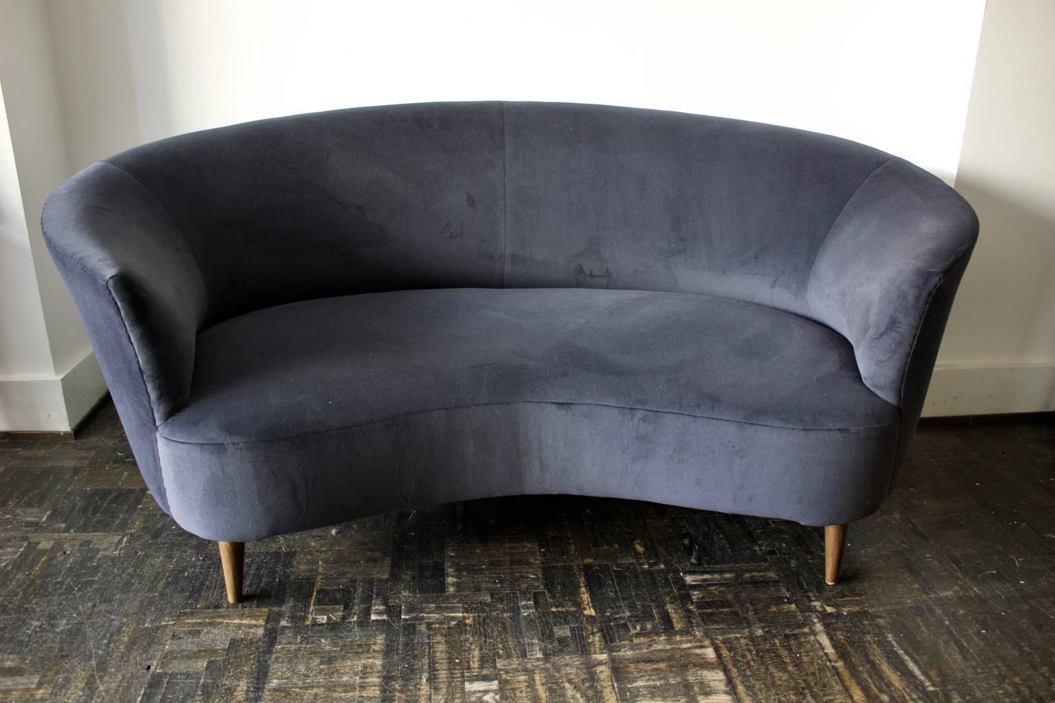 curved loveseat