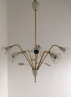 Chandelier Attributed to Emil Stejnar, Austria, 1950s