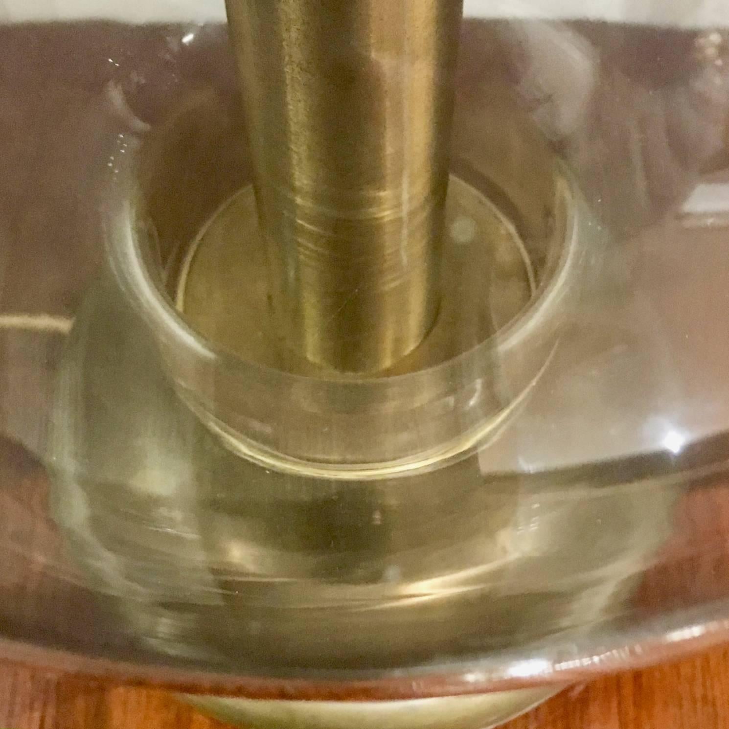 Mid-Century Modern Mid-20th Century Glass Table Lamp