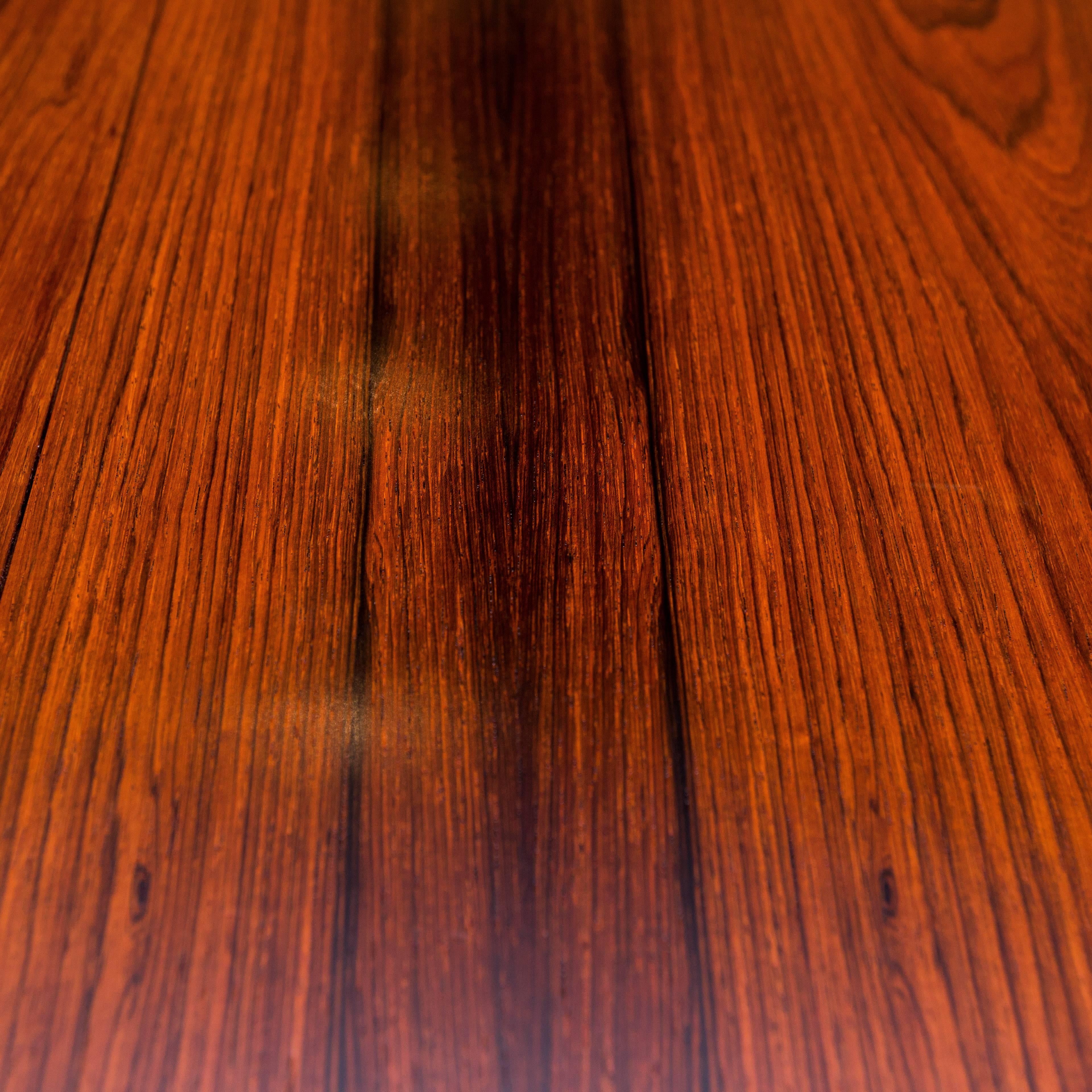 Rosewood Extension Dining Table by H.W. Klein for Bramin 1
