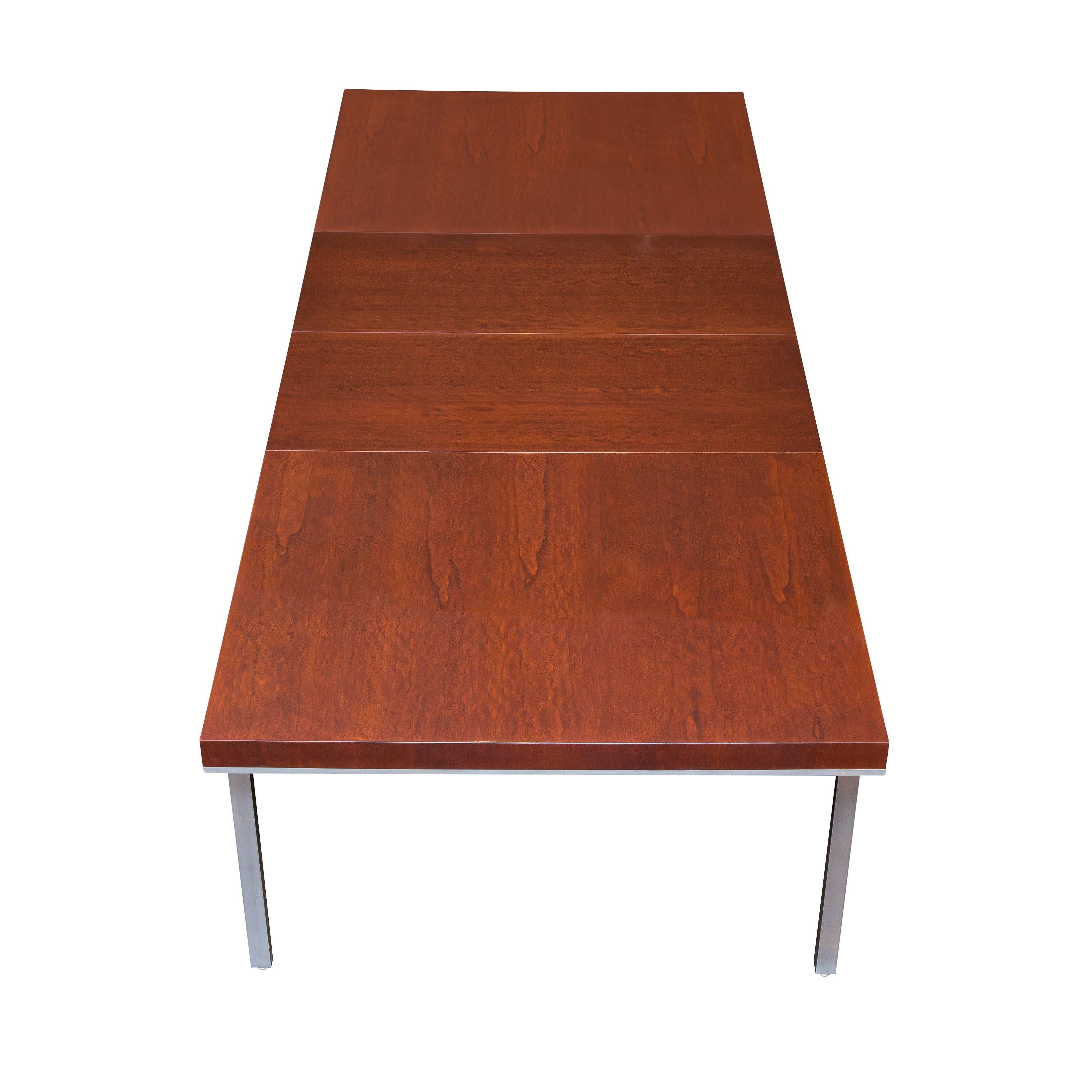 John Stuart Dining Table with Cast Aluminium Legs at 1stDibs