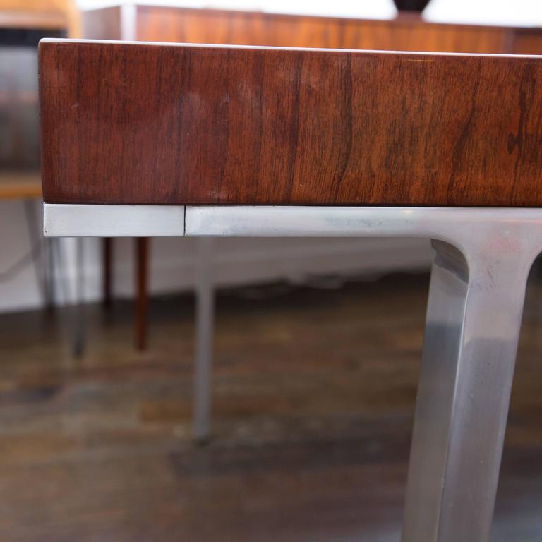 John Stuart Dining Table with Cast Aluminium Legs at 1stDibs