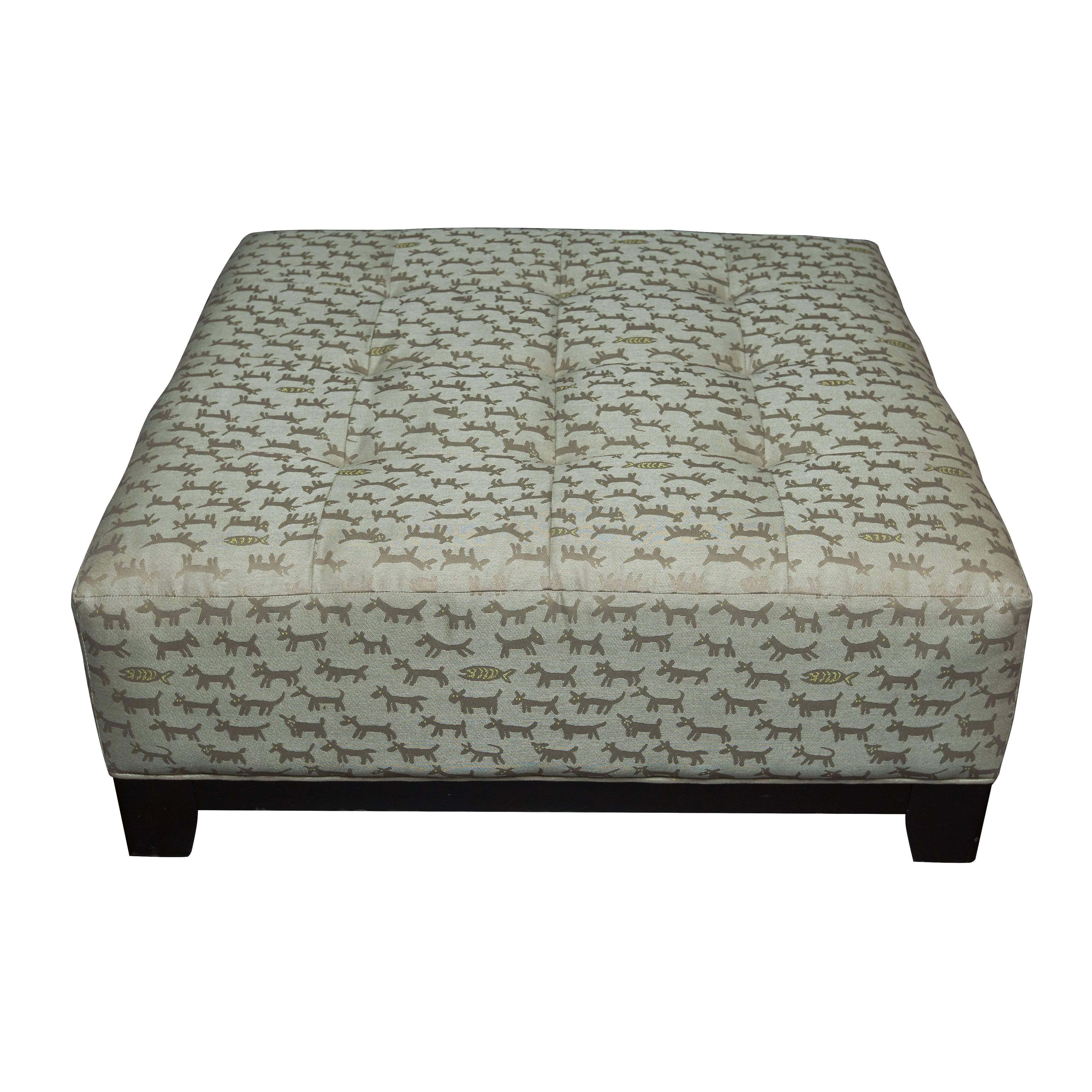 Donghia "Housepets" Square Ottoman