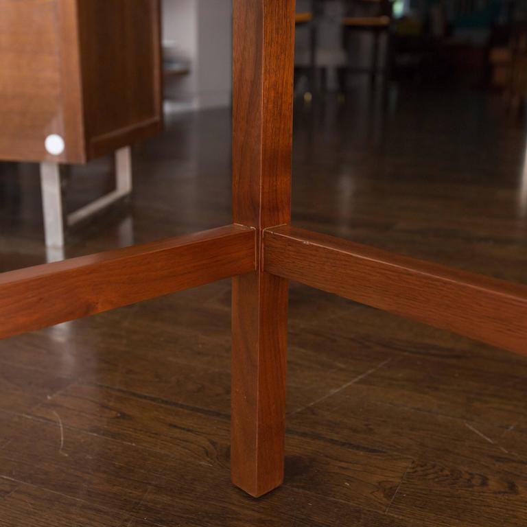 MidCentury Modern TwoTiered Triangle End Table at 1stDibs