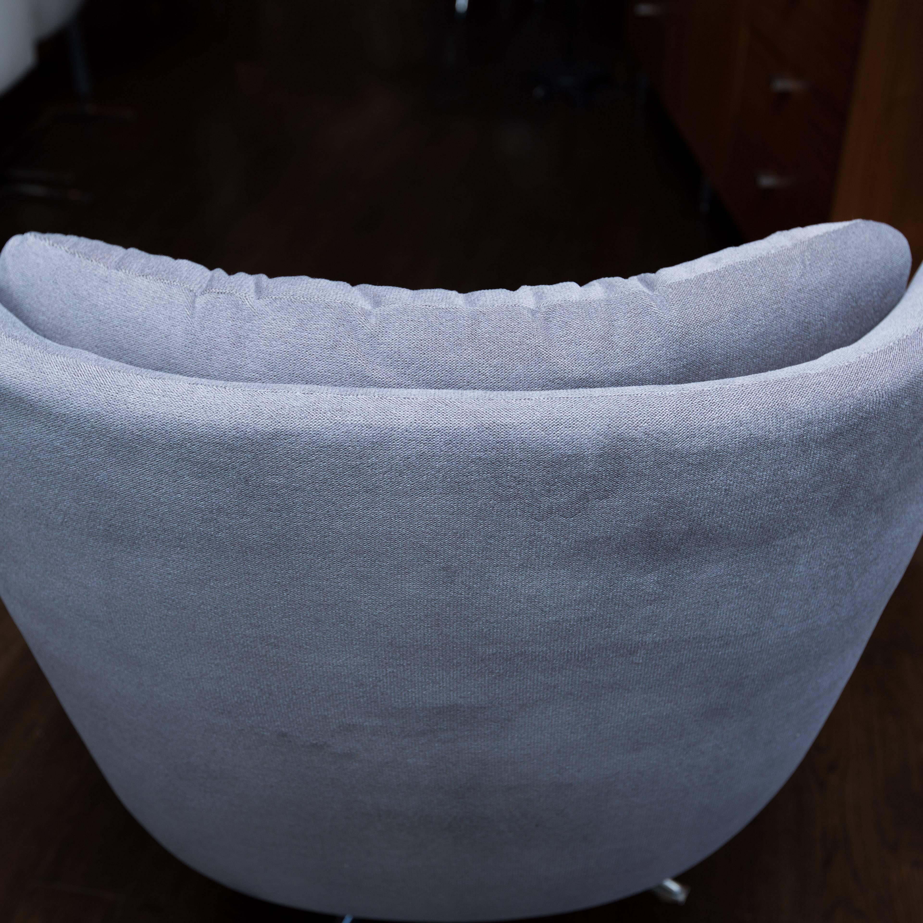 20th Century Mid-Century Danish Modern Swivel Lounge Chair