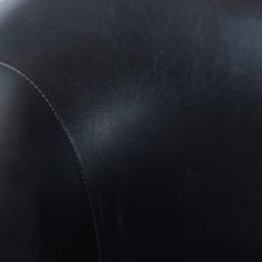 Vintage Baumritter Swivel Chair in Black Naugahyde