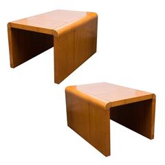 W&B Mobler Danish Modern Teak End Tables W&B Mobler Danish Modern Teak End Tables