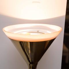 Rare Modern Brass Torchiere