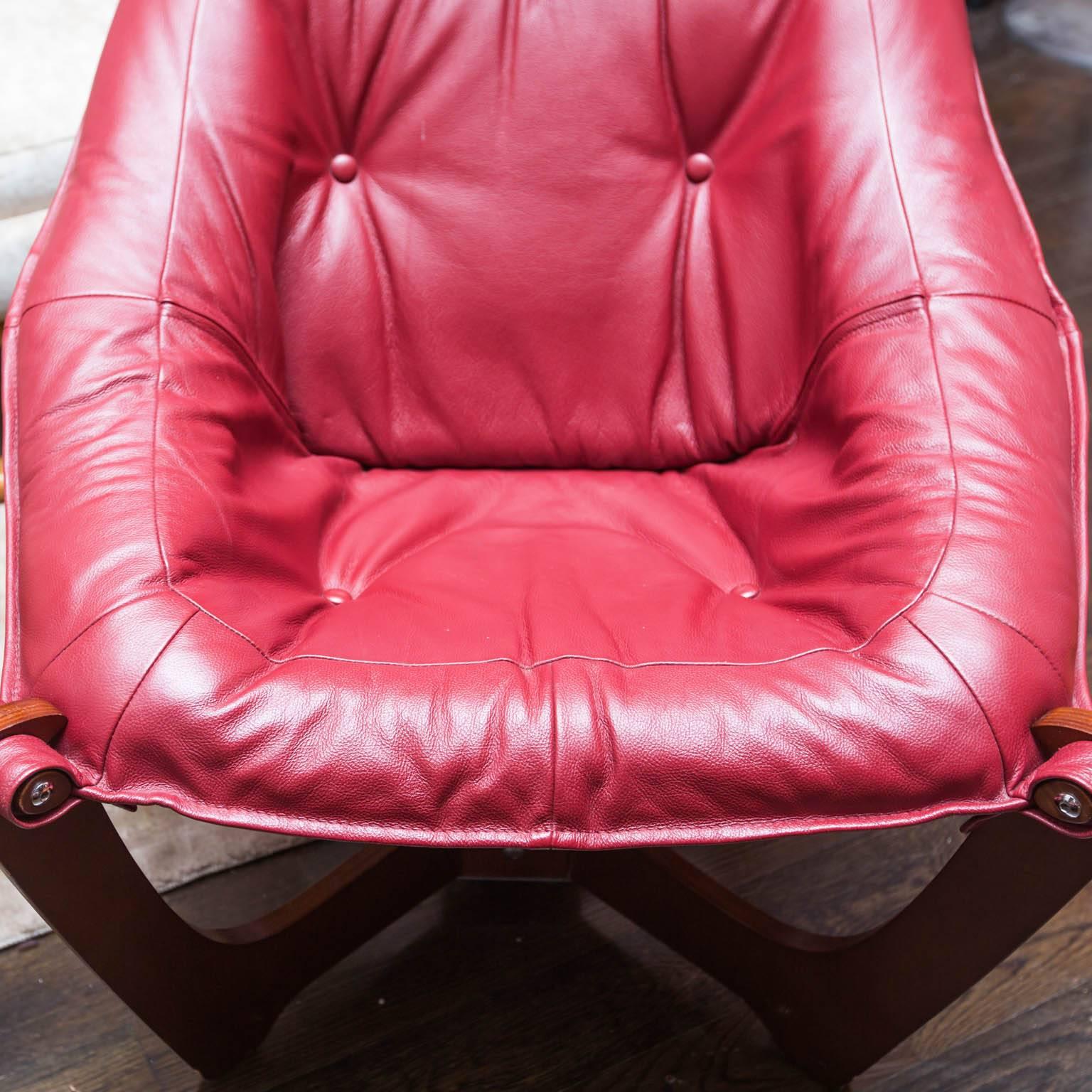 luna leather chair