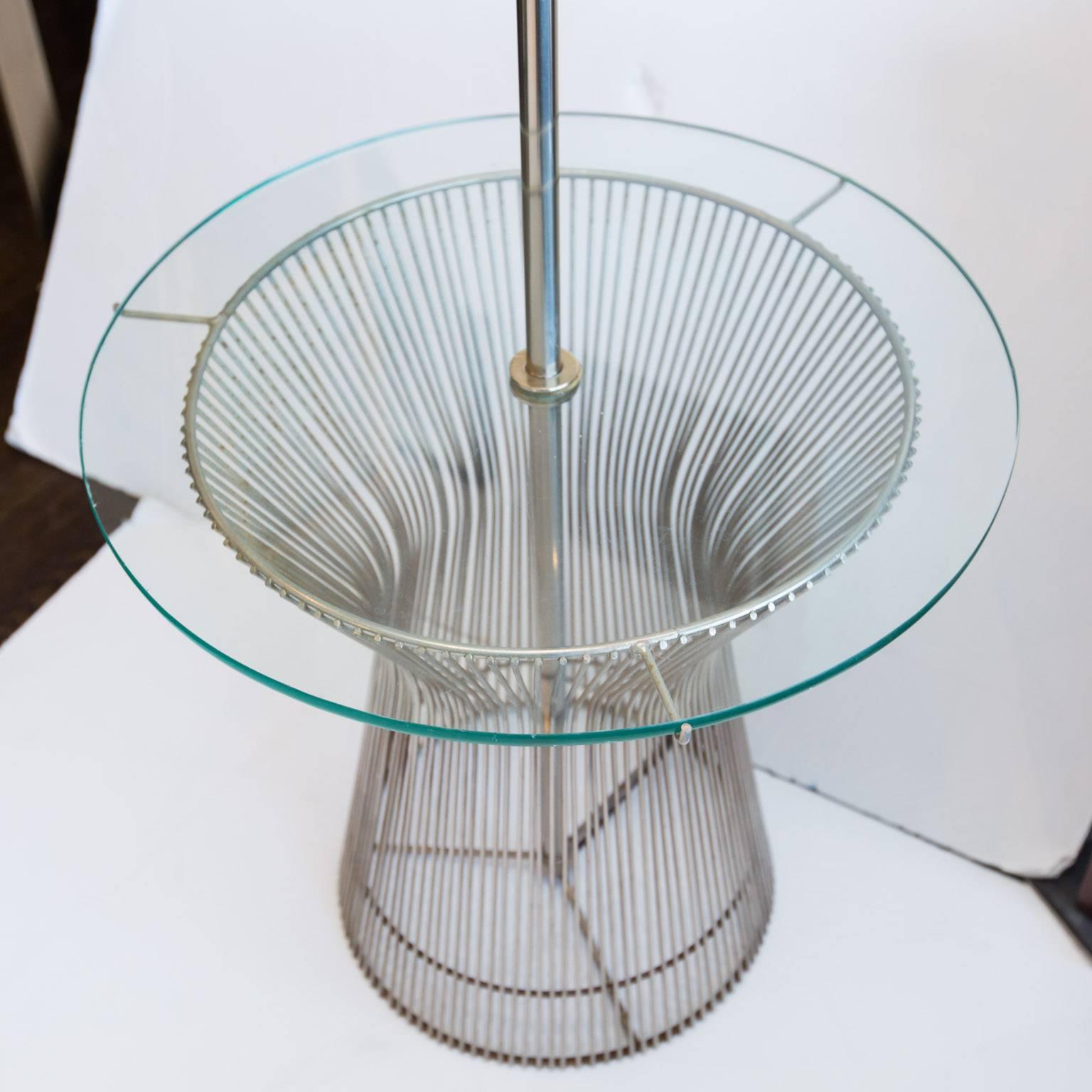 Laurel Platner-Style Lamp Table In Good Condition In New London, CT
