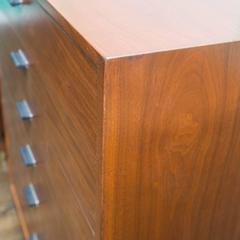 Harvey Probber Tall Walnut Dresser