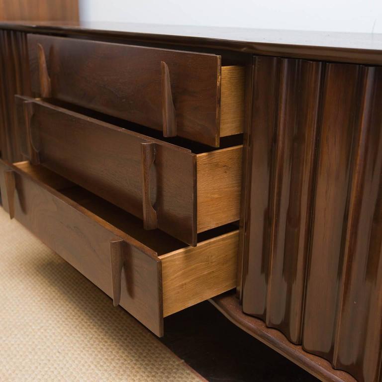 mid century modern walnut credenza united furniture teak for sale small mid century modern walnut credenza united furniture teak for sale small