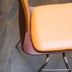 Lot de quatre chaises empilables Pagholz Flötotto par Thonet