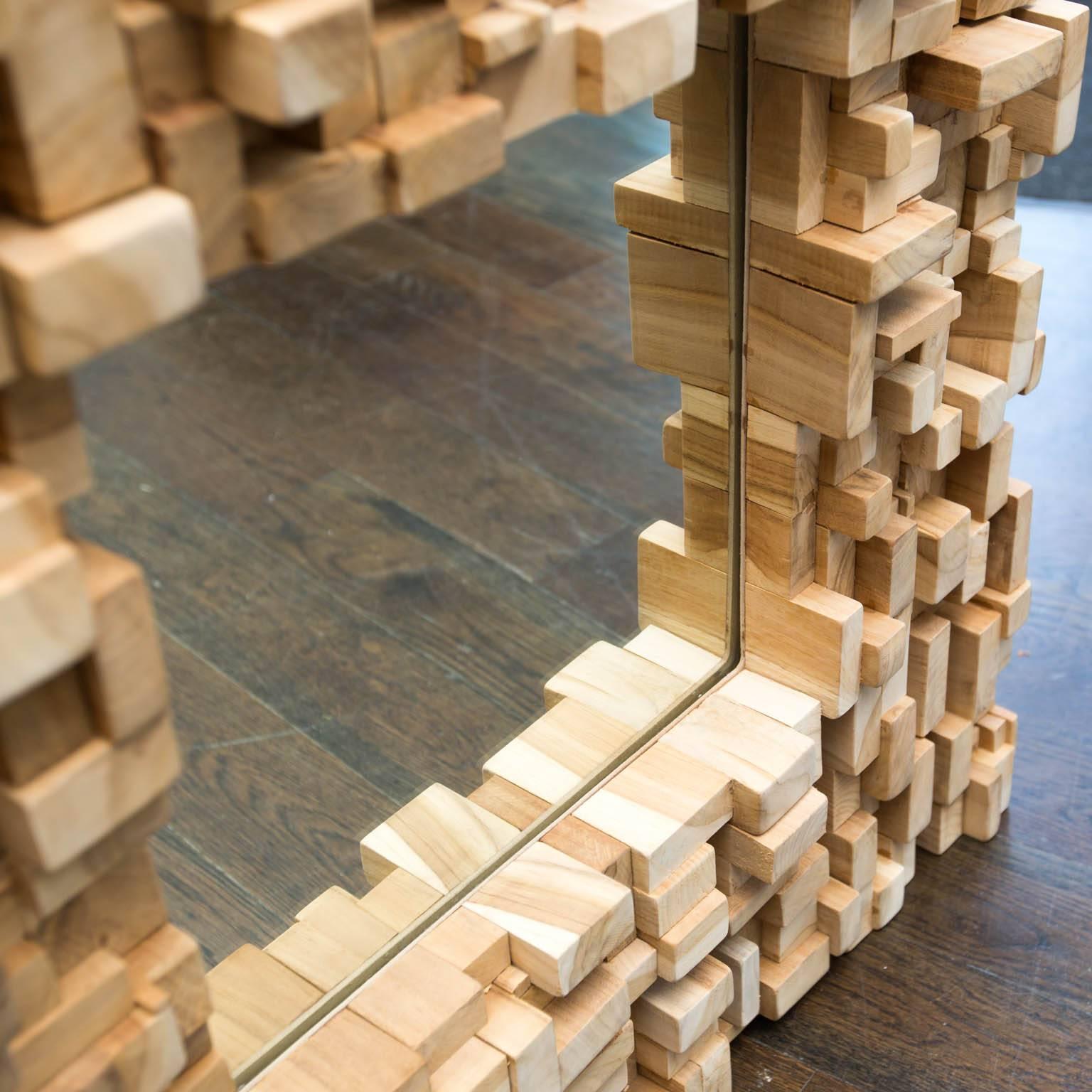 wood block frame
