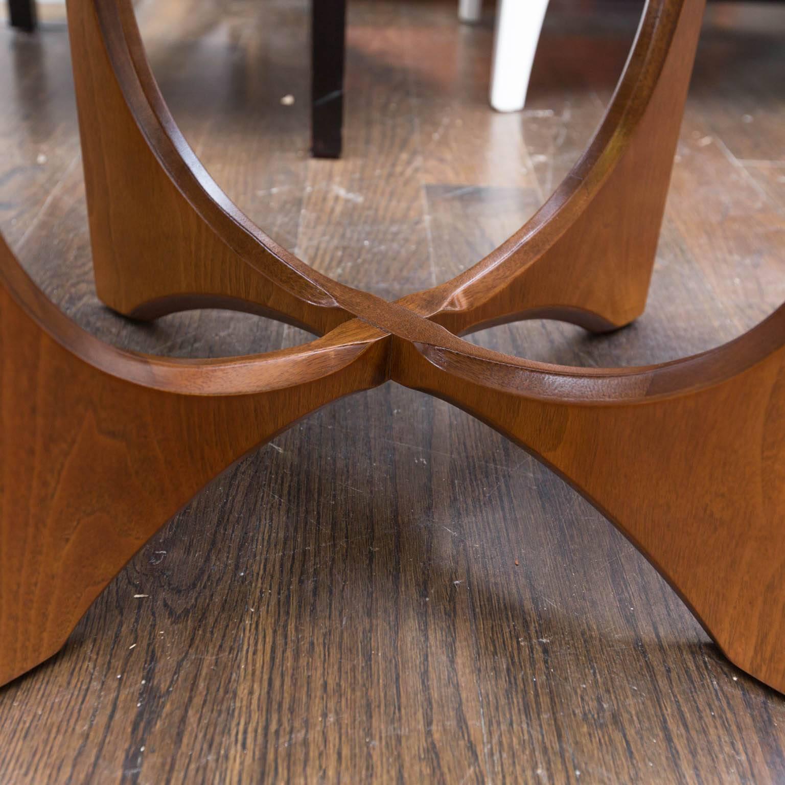 Midcentury Adrian Pearsall Style Walnut Side Tables 2