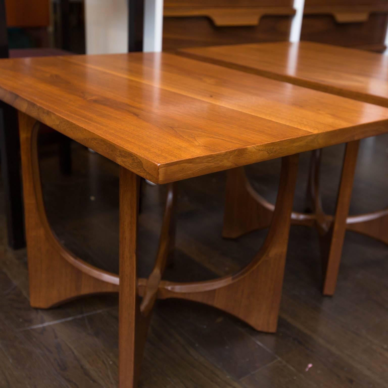Midcentury Adrian Pearsall Style Walnut Side Tables 4