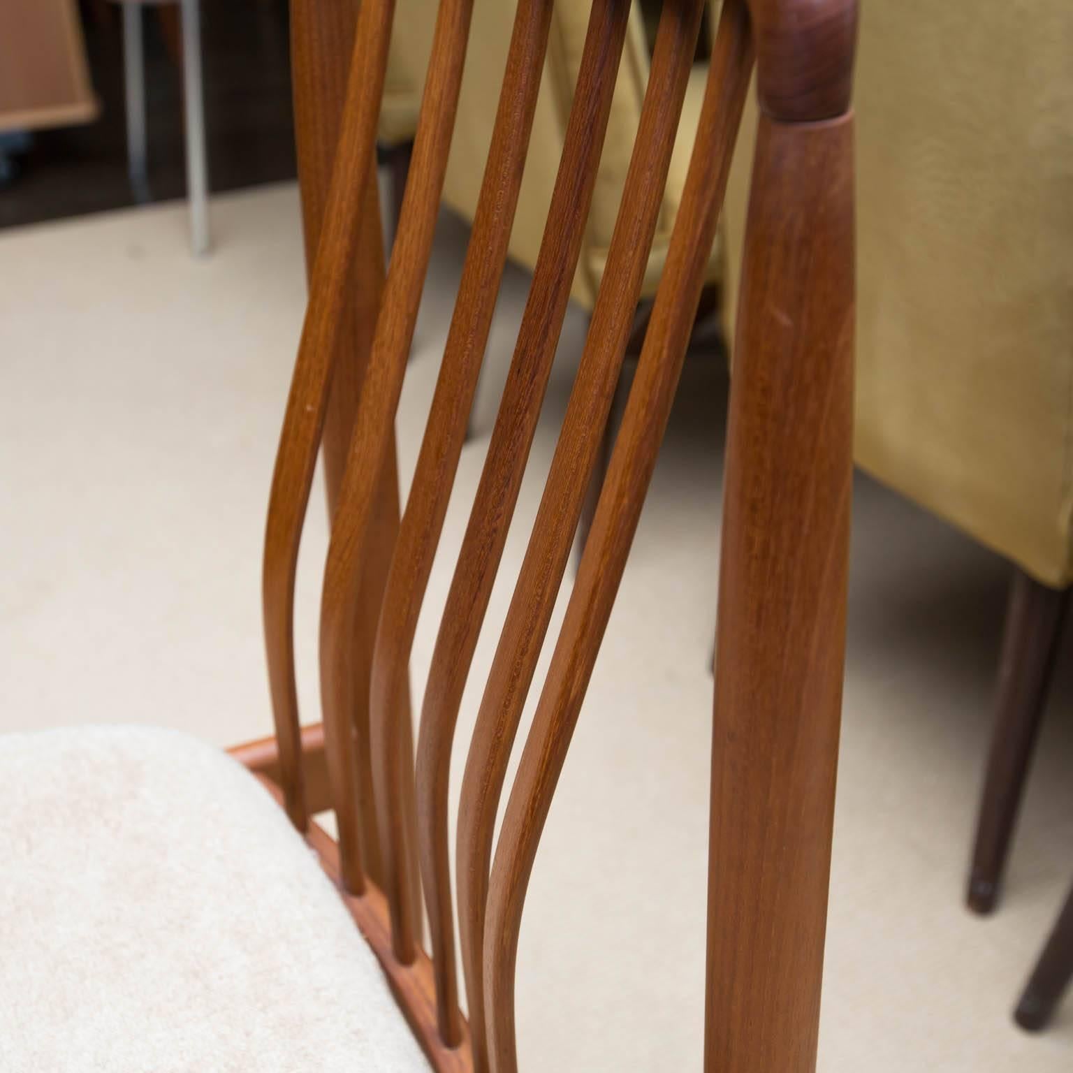 Scandinavian Modern Set of Six Danish Modern Ansager Mobler Teak Dining Chairs