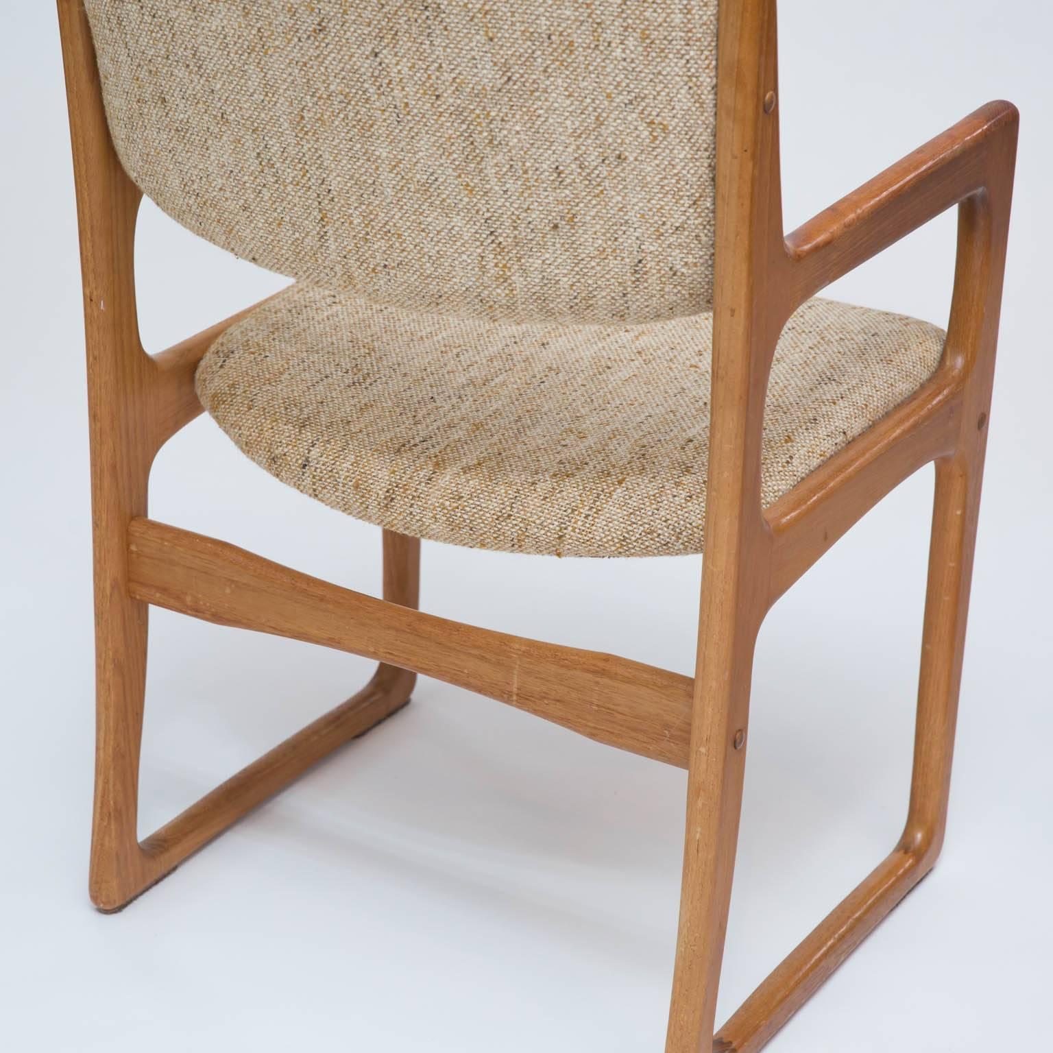 Set of Eight Danish Modern Teak Dining Chairs 5