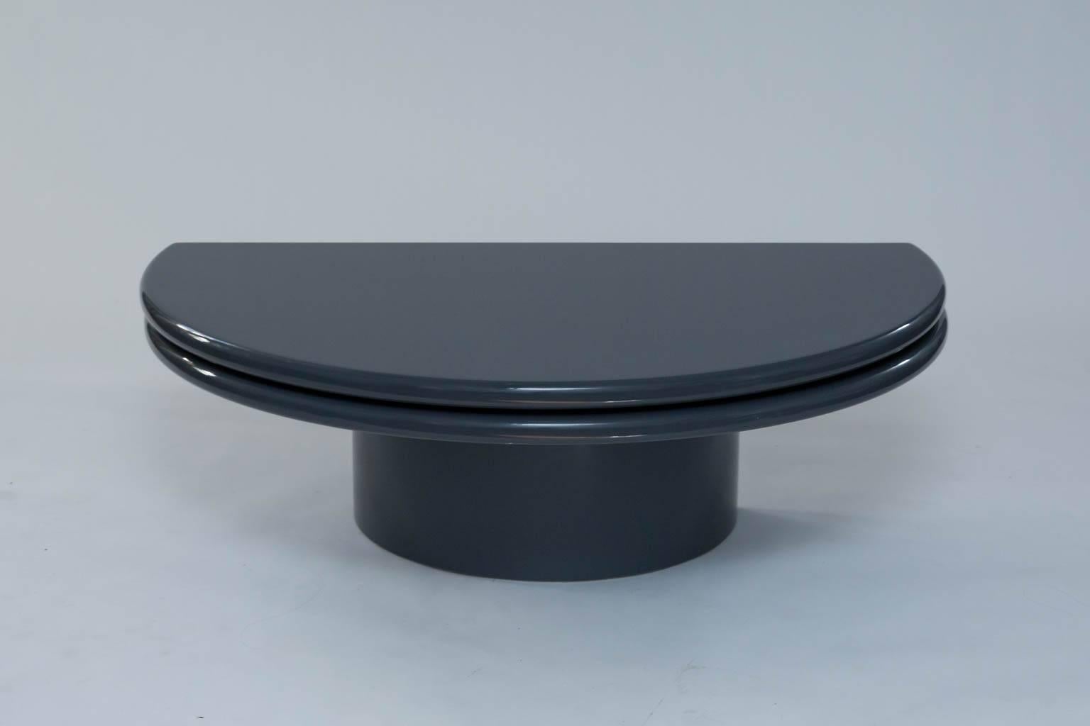 American Modern Round Swivel-Top Coffee Table