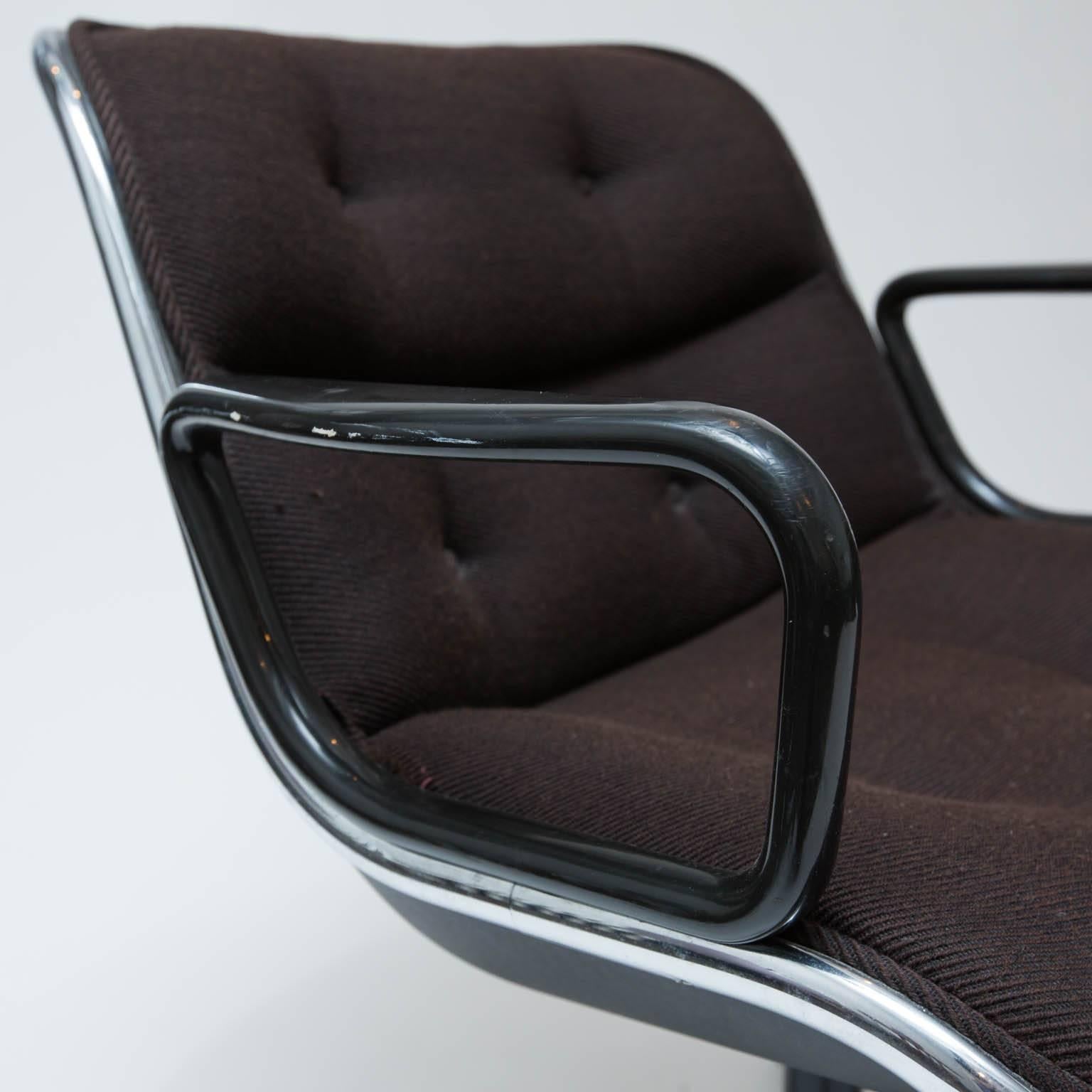 Mid-Century Modern Charles Pollack for Knoll Executive Chairs
