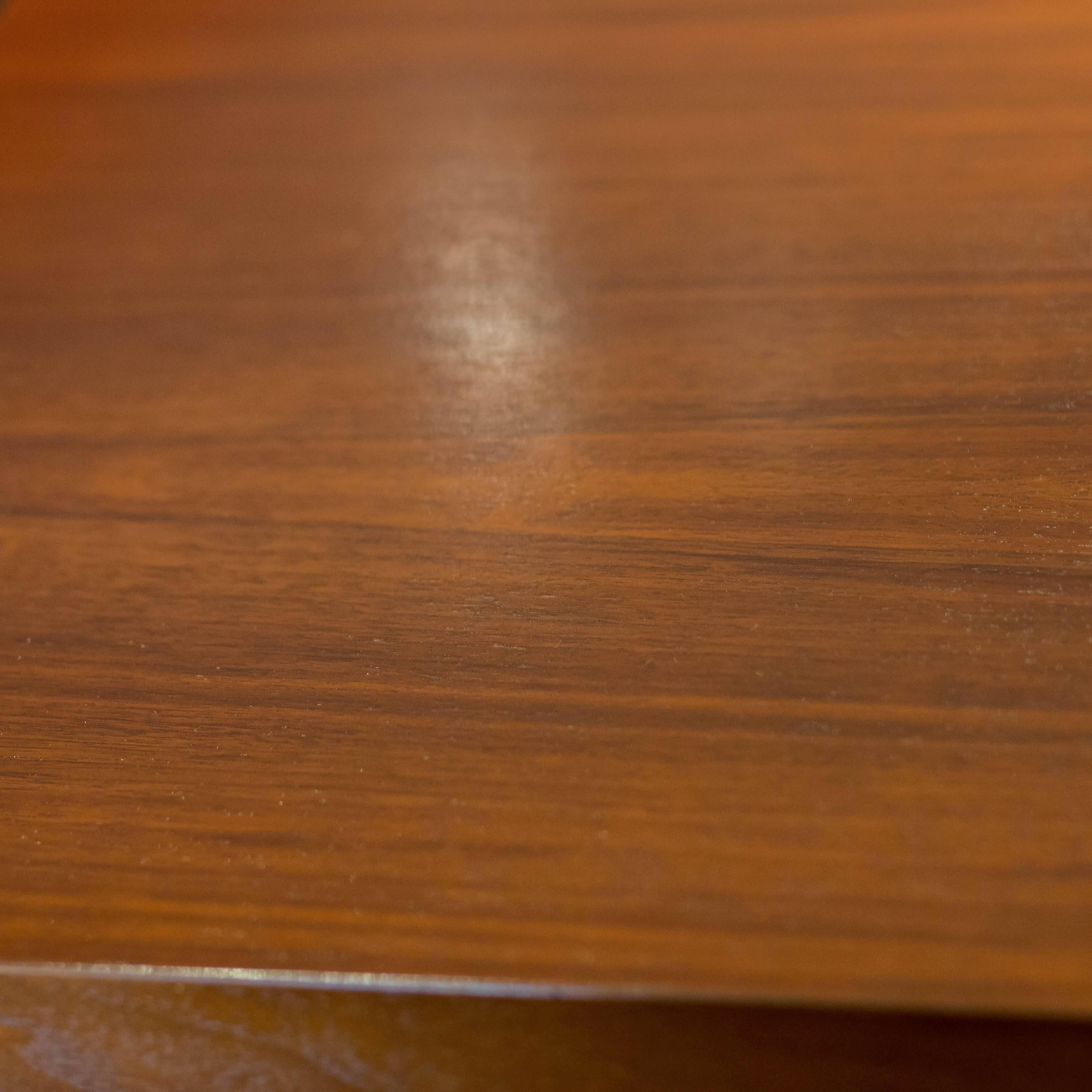 Wood Donald Deskey Single Pedestal Desk 
