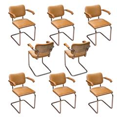Set of Eight Knoll Cesca Chairs
