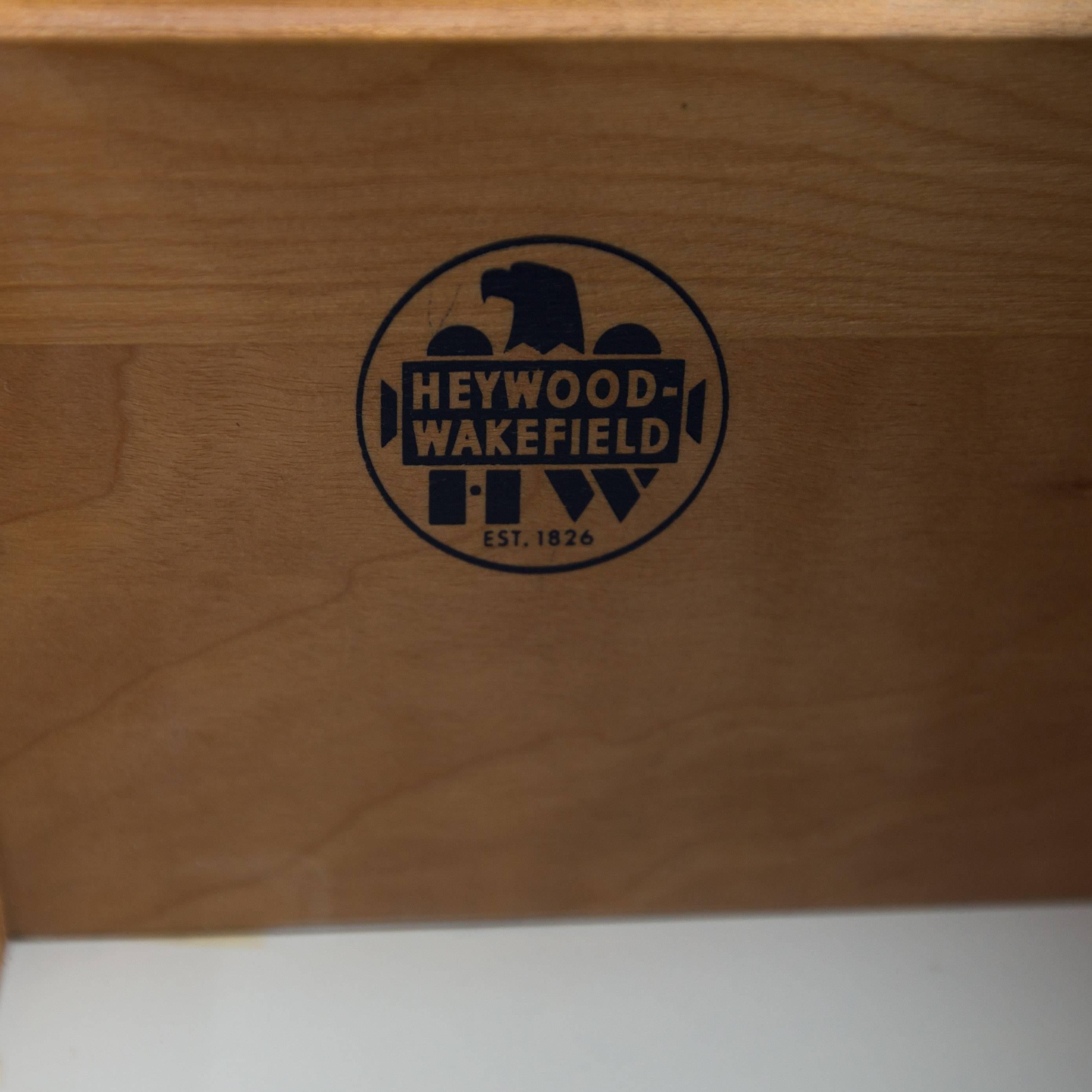 American Heywood-Wakefield Tall Dresser in Walnut Finish