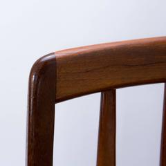 Set of Six Teak Eva Chairs by Niels Koefod for Koefoeds Hornslet
