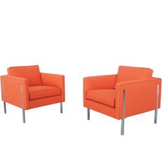 Vintage Chrome Lounge Chairs