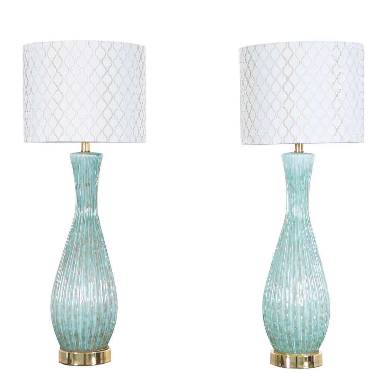 Vintage Murano Glass Lamps
