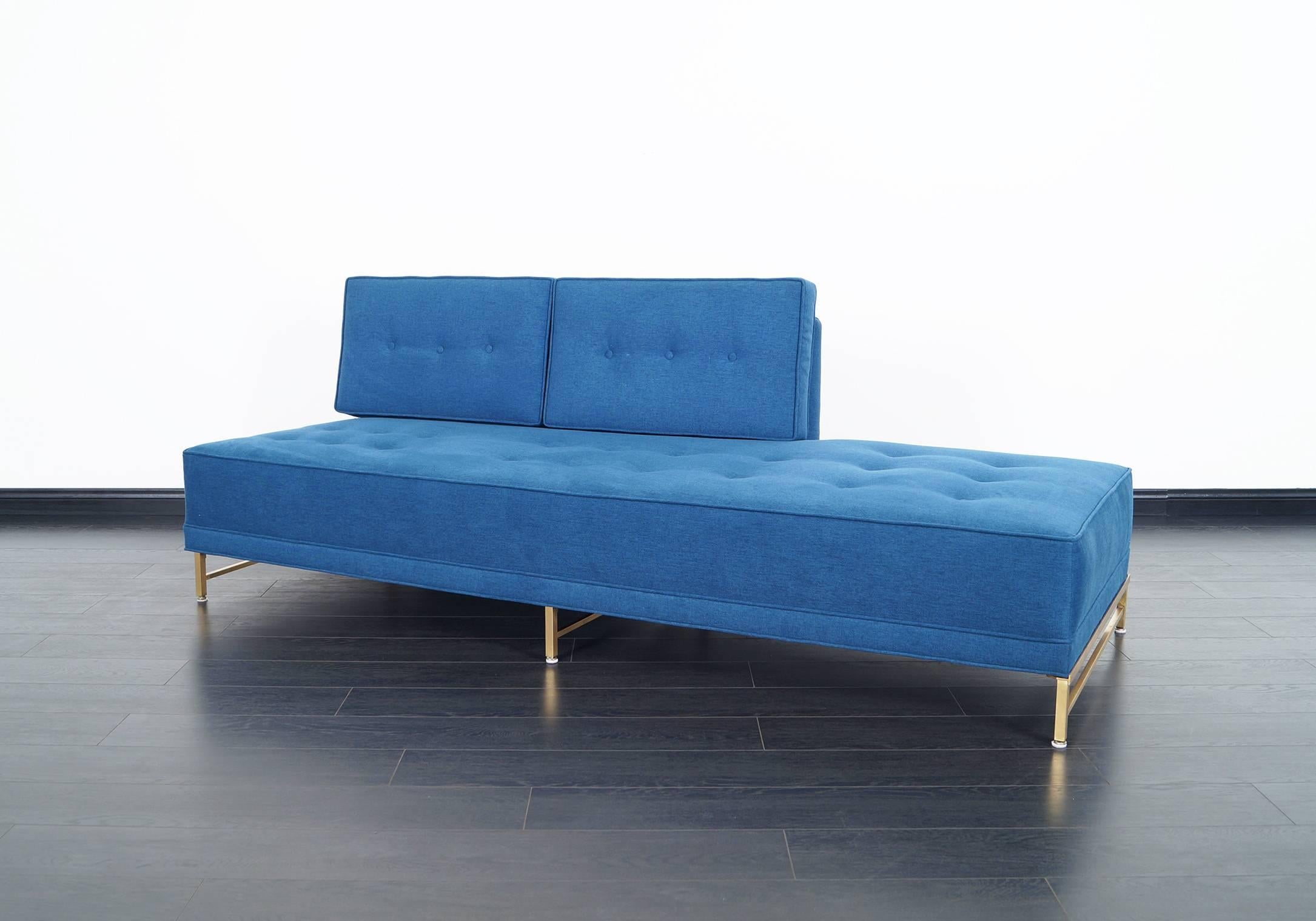 Vintage Brass Sectional Sofa by Paul McCobb for Directional 1