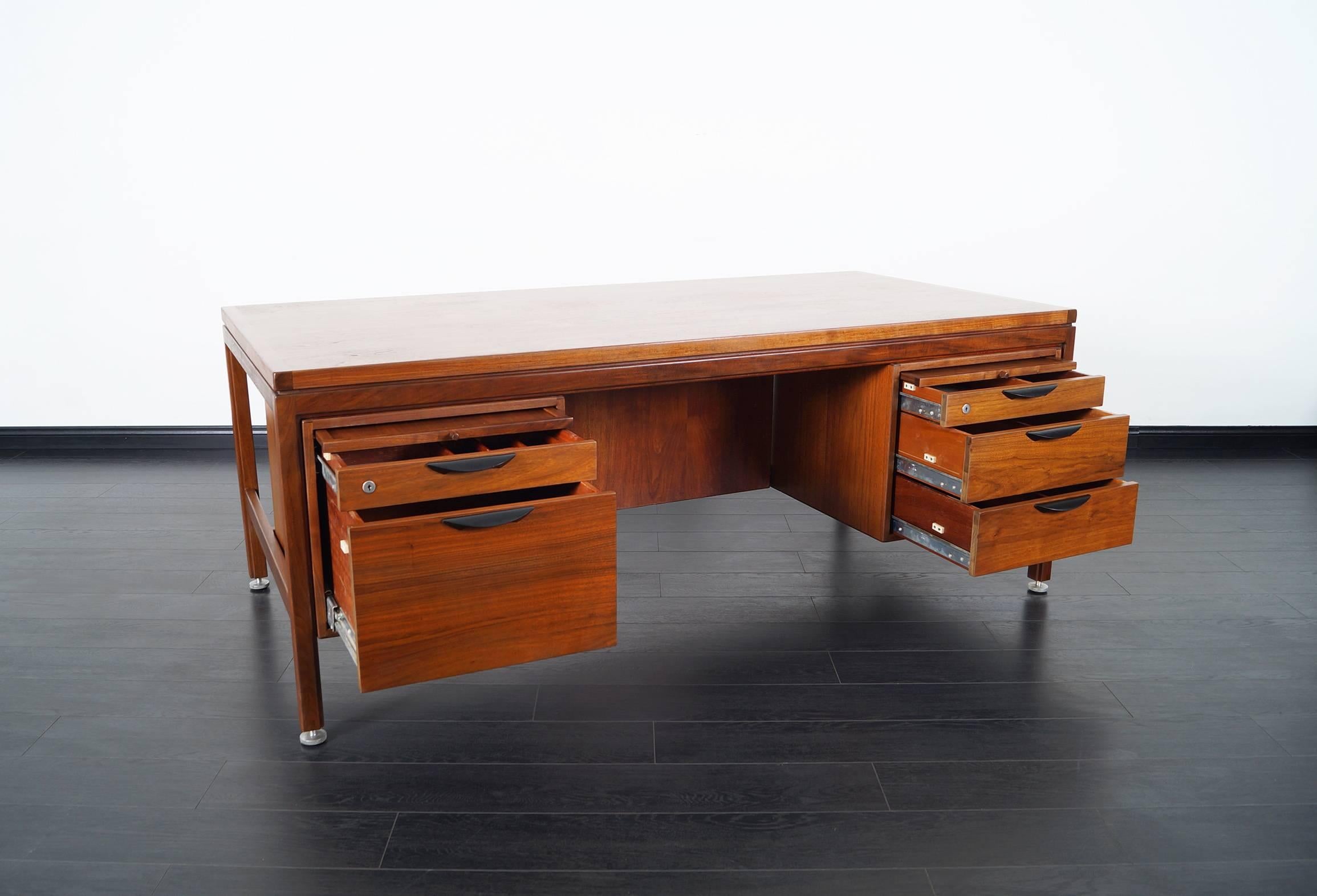 American Midcentury Executive Desk by Jens Risom