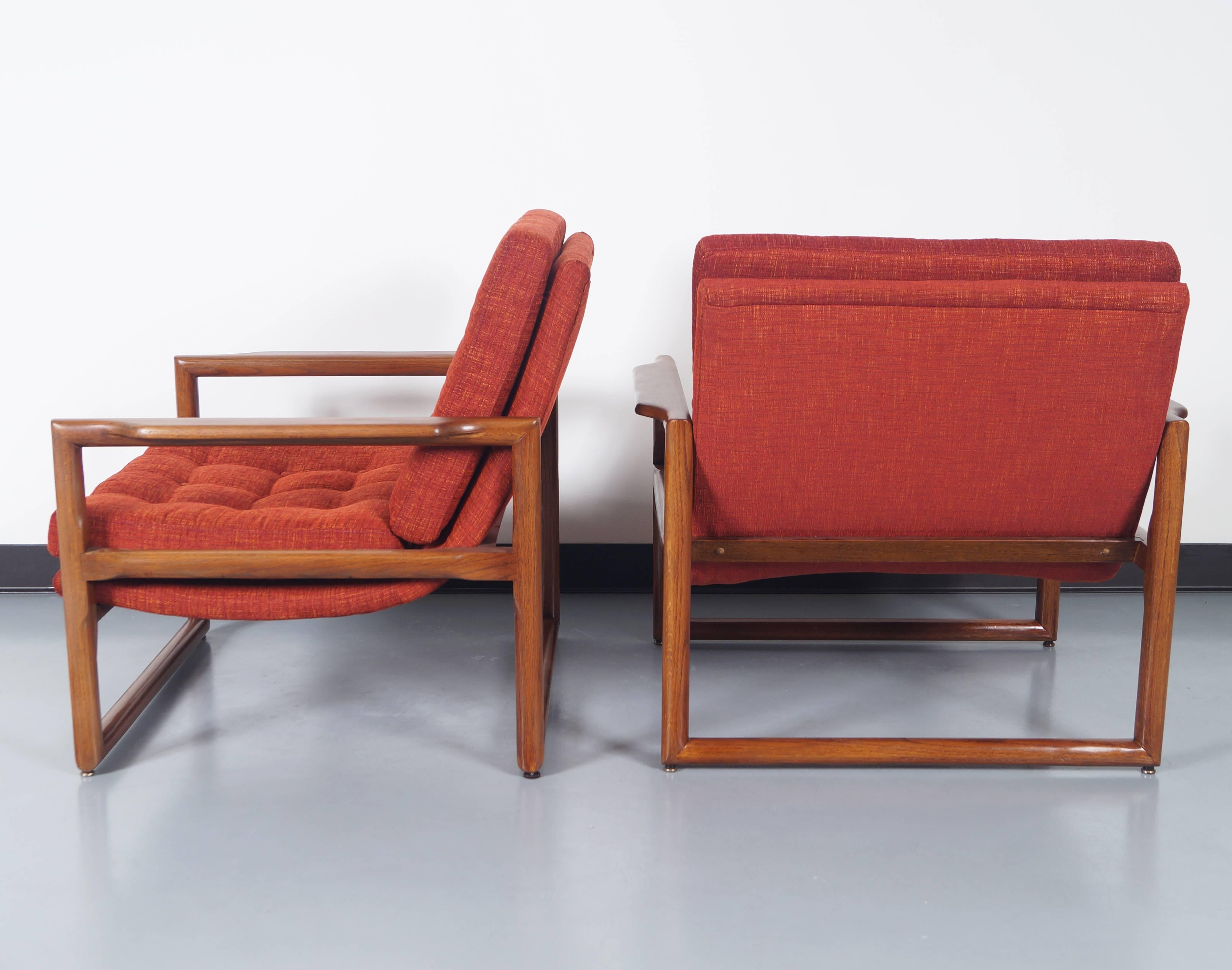 vintage milo baughman chairs