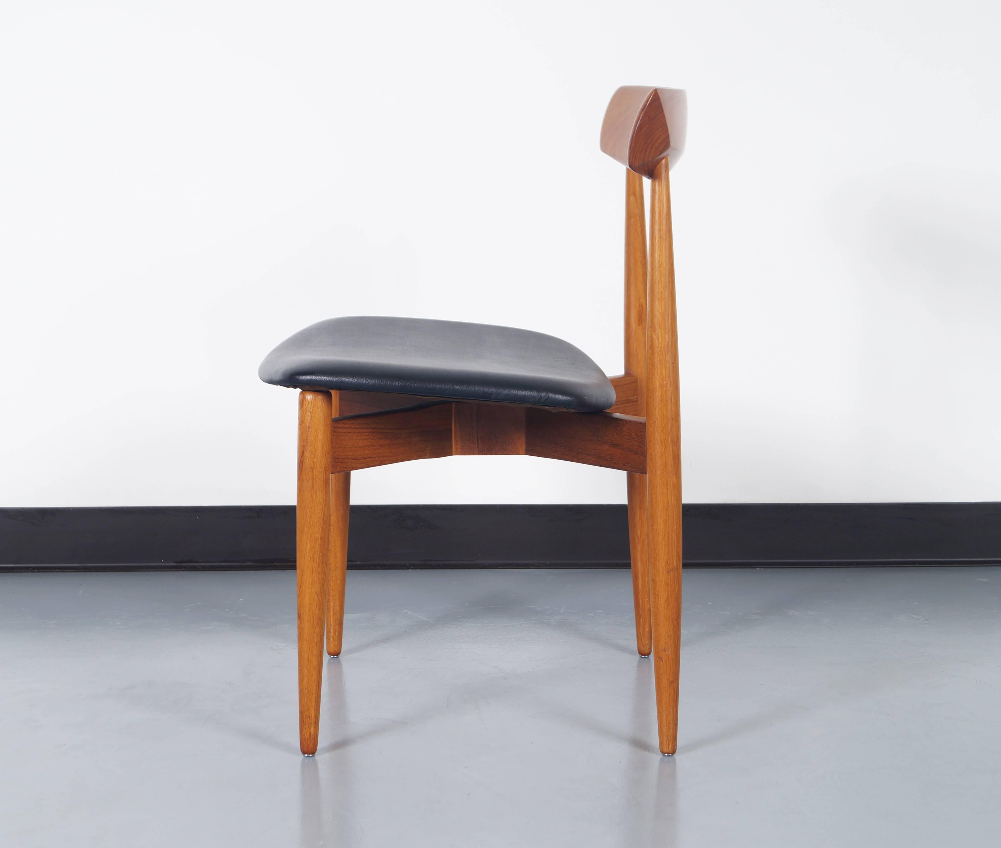 Mid-20th Century Danish Teak Dining Chairs by H.W. Klein