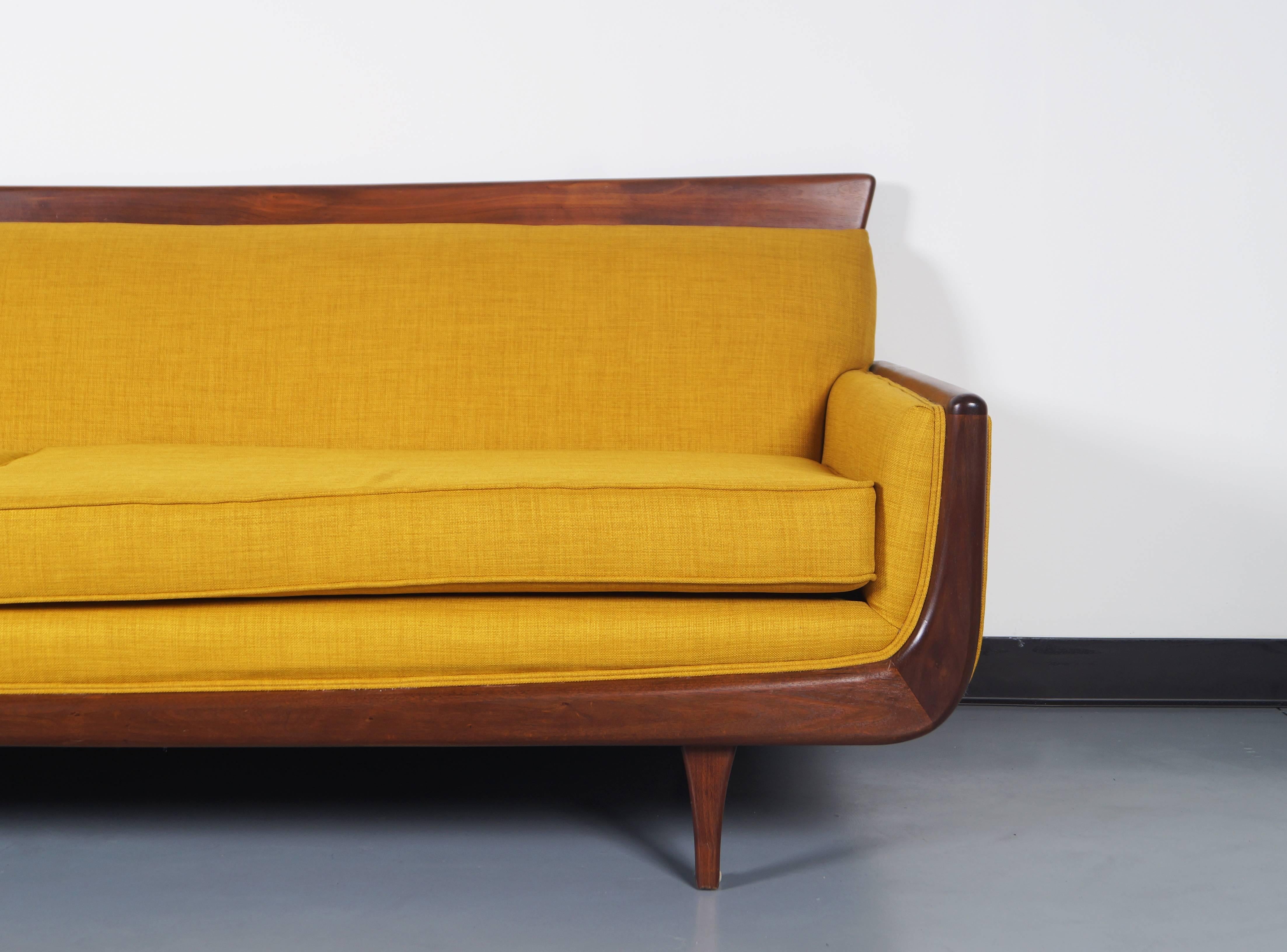 Amazing Mid-Century Modern sofa attributed to Adrian Pearsall.