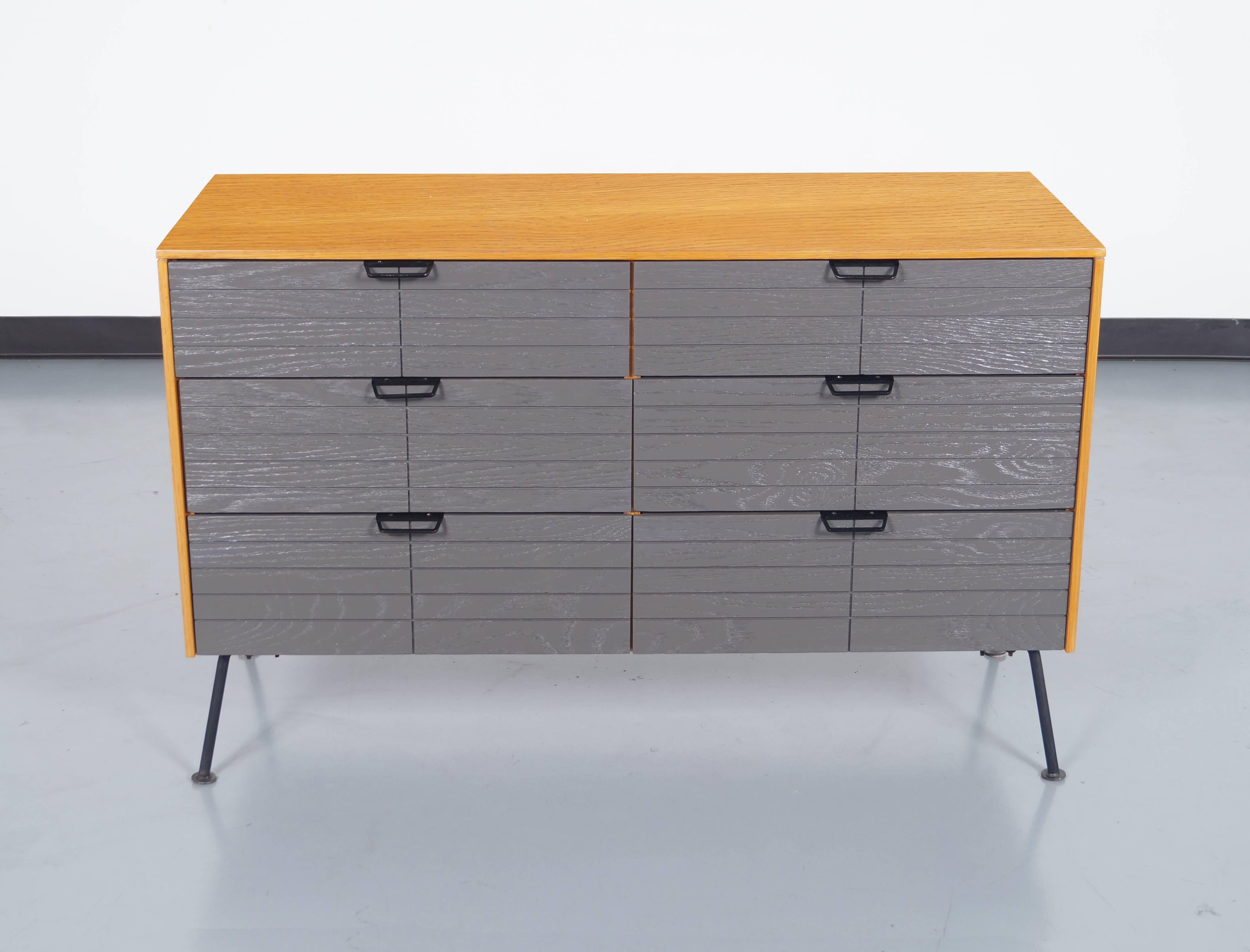 Vintage dresser designed by Raymond Loewy for Mengel Furniture Company.