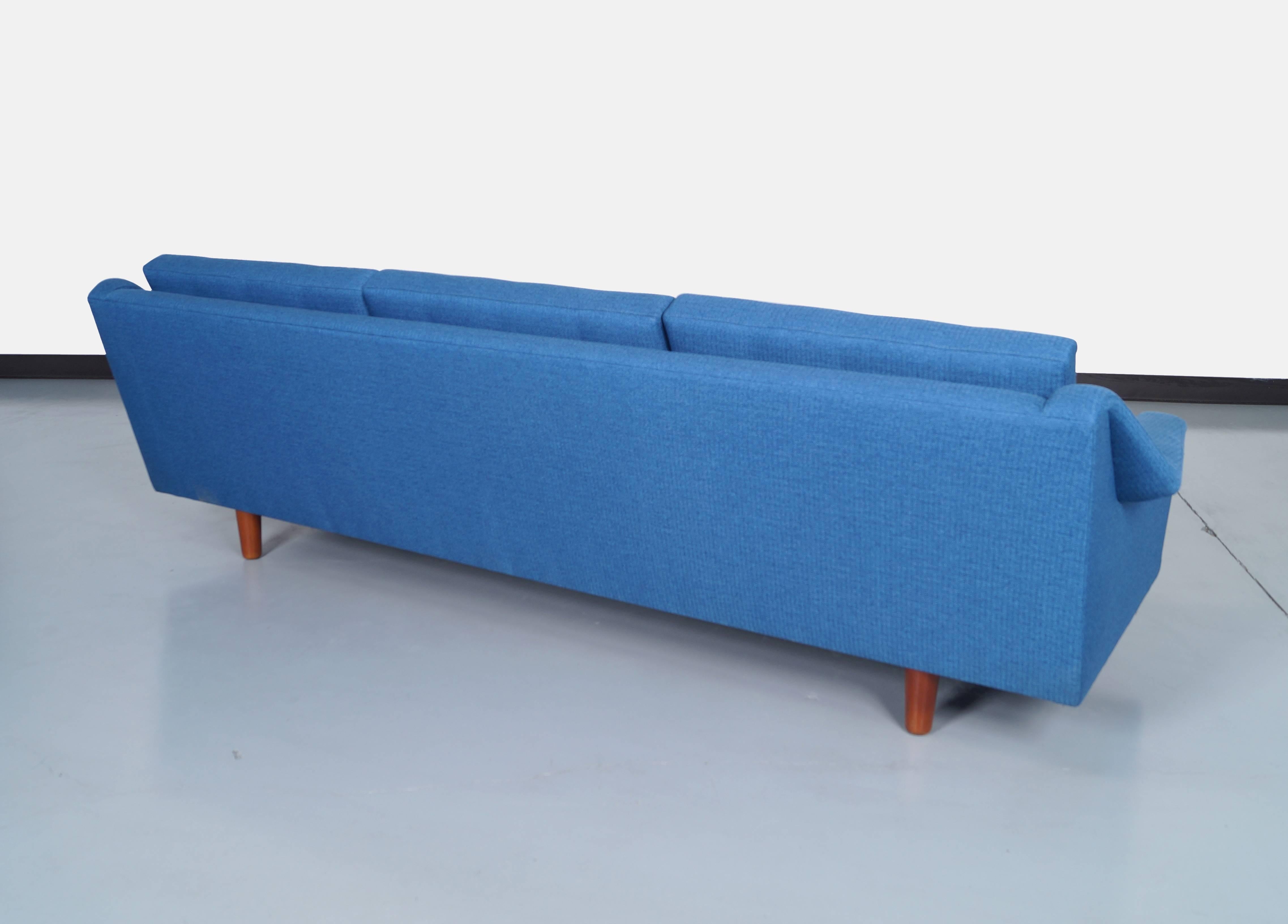 Fabric Danish Modern Sofa by Illums Bolighus