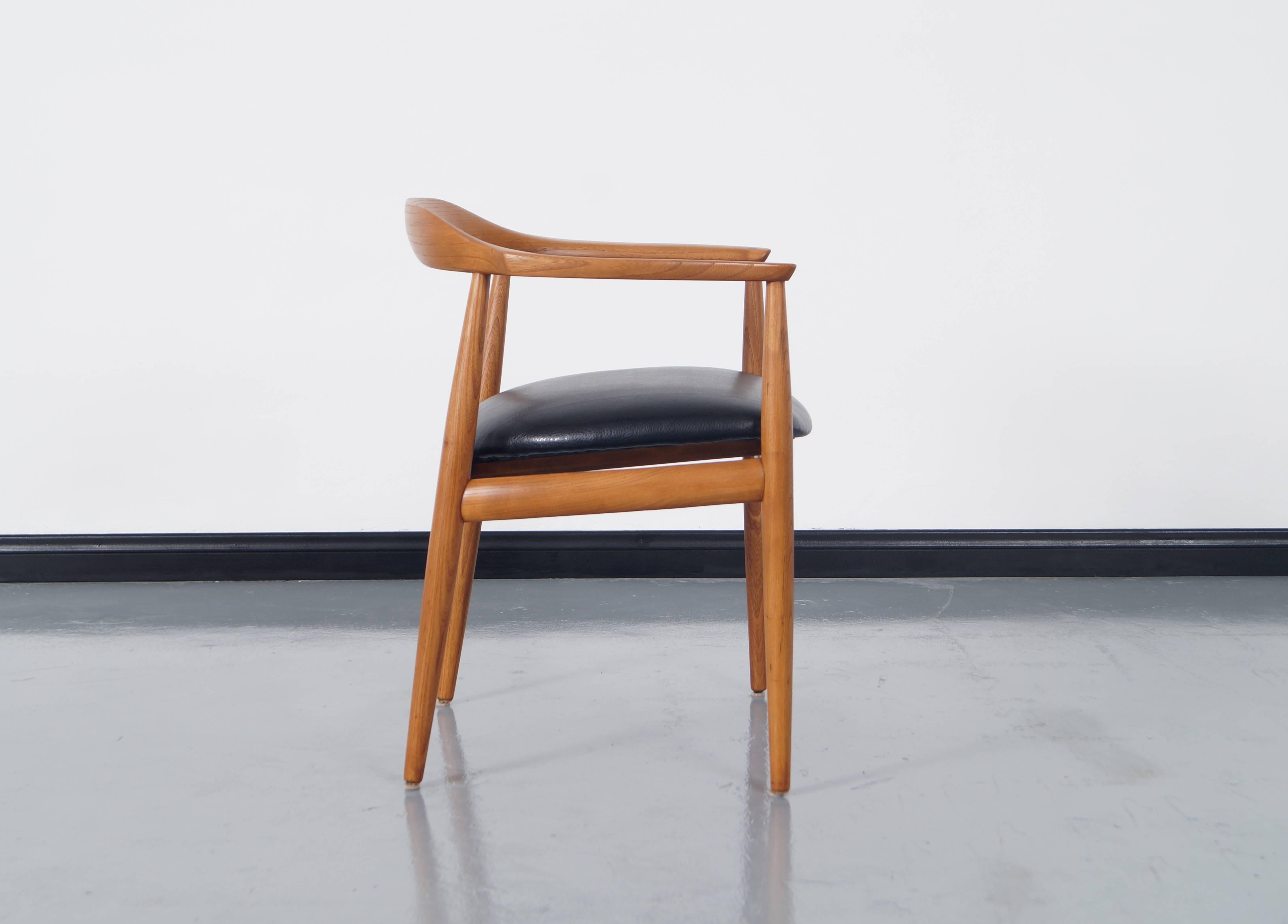 Mid-20th Century Danish Modern Dining Chairs by Niels Eilersen