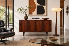 Danish Modern Rosewood Credenza by Carlo Jensen for Poul Hundevad
