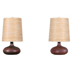 Mid-Century Modern Ceramic Table Lamps by Lotte and Gunnar Bostlund