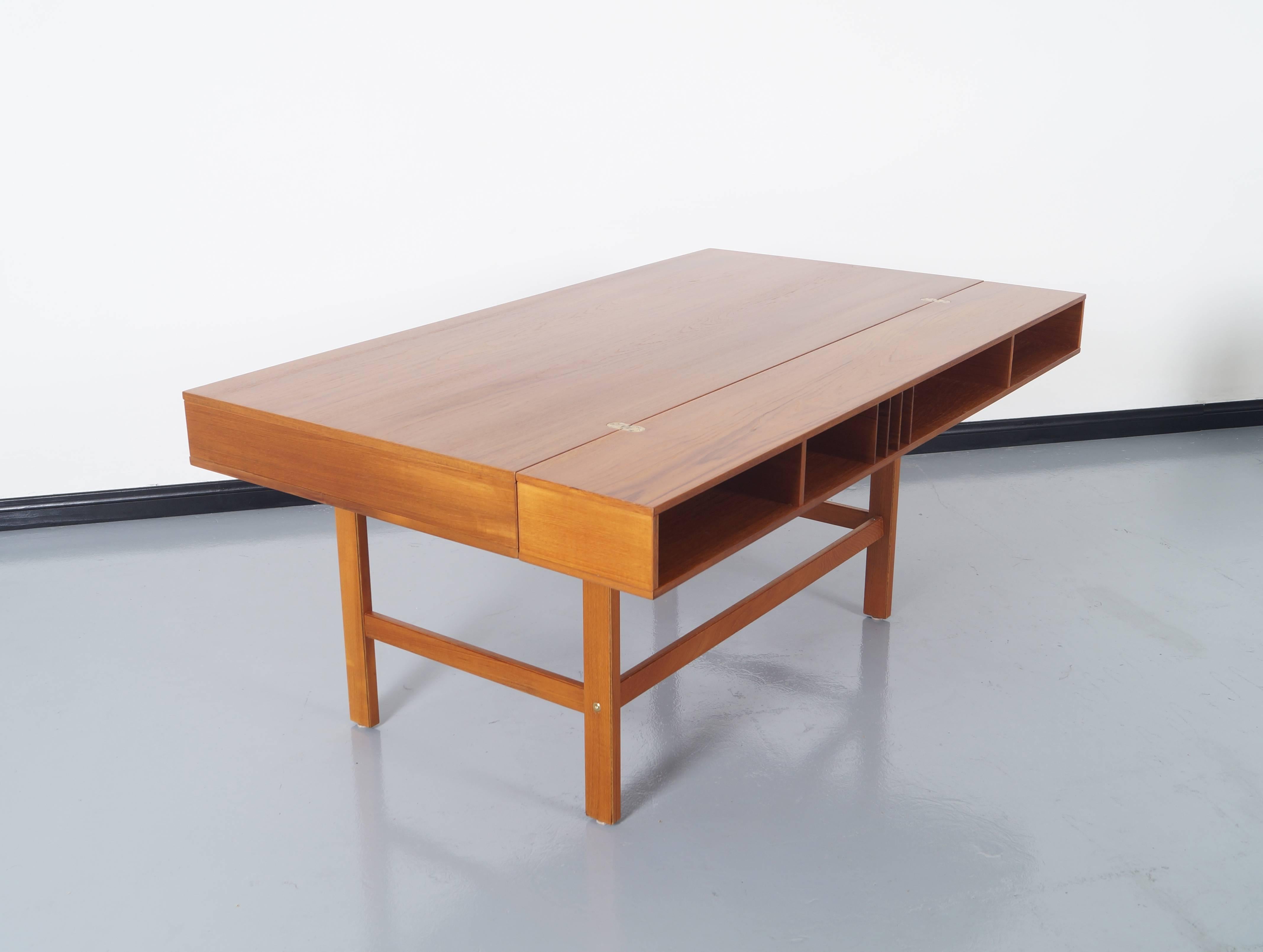 Danish Teak Flip-Top Desk by Jens Quistgaard 1