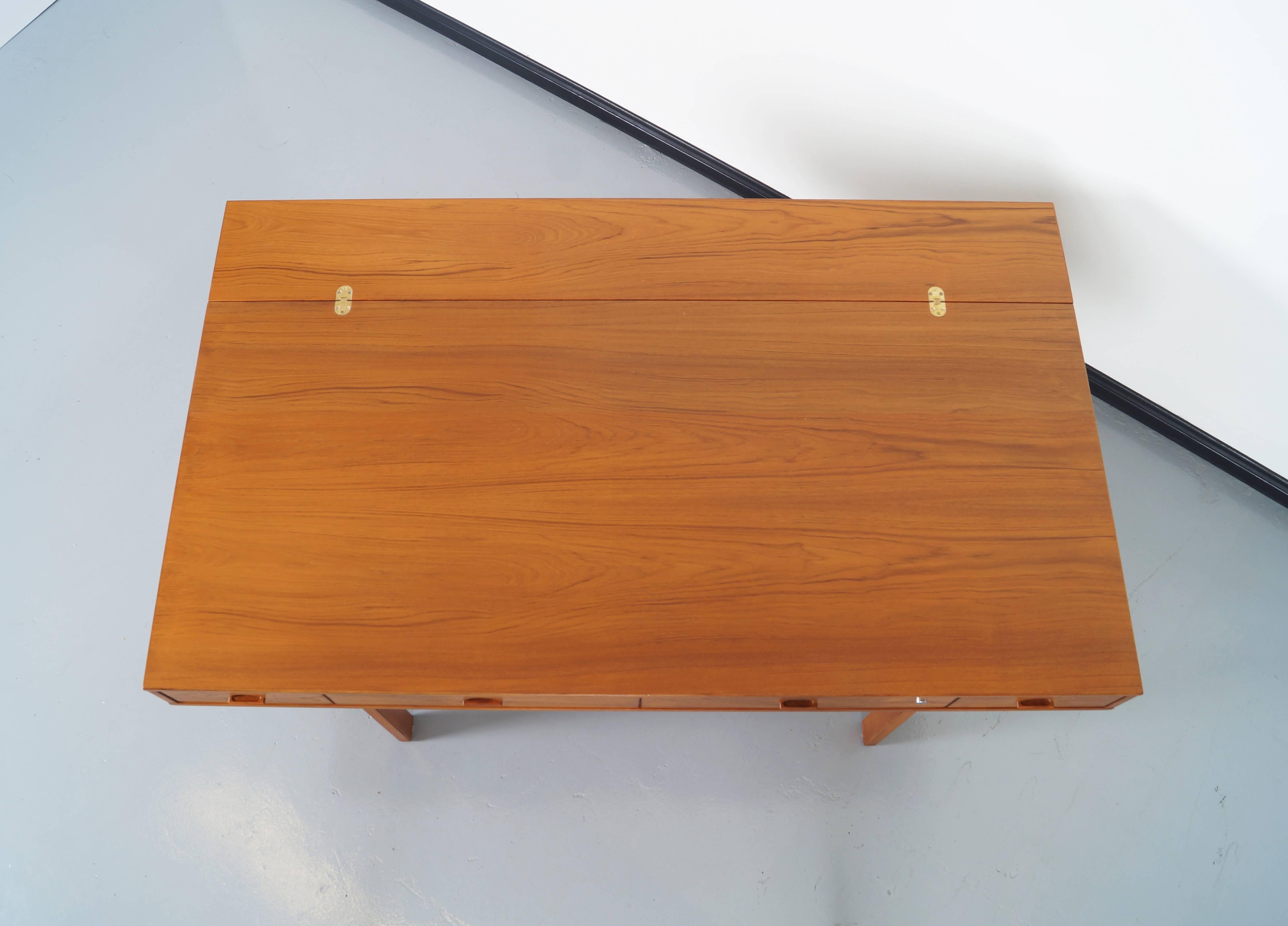Danish Teak Flip-Top Desk by Jens Quistgaard 2