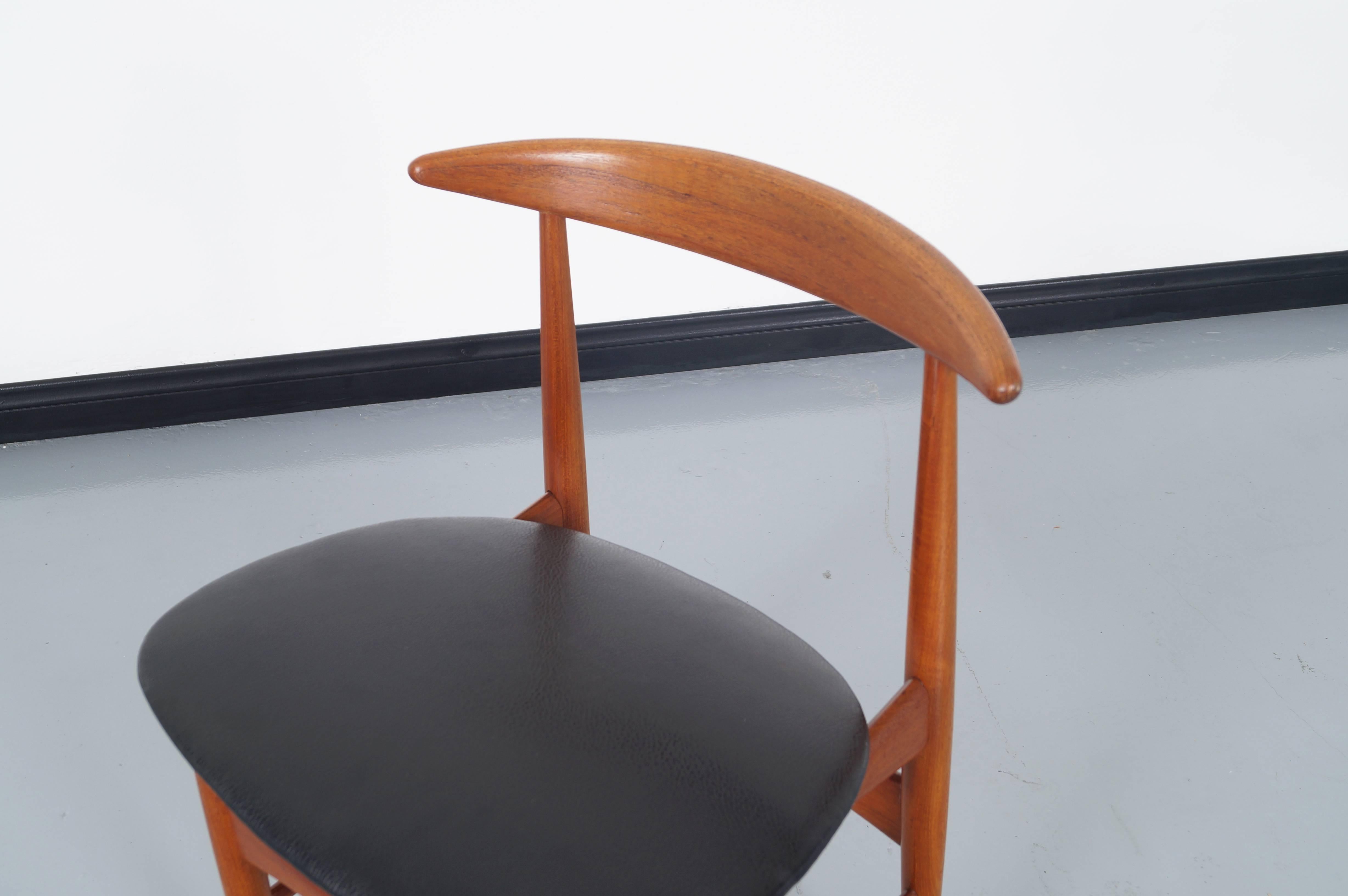 Mid-Century Modern Danish Modern Teak Dining Chairs by Mogens Kold