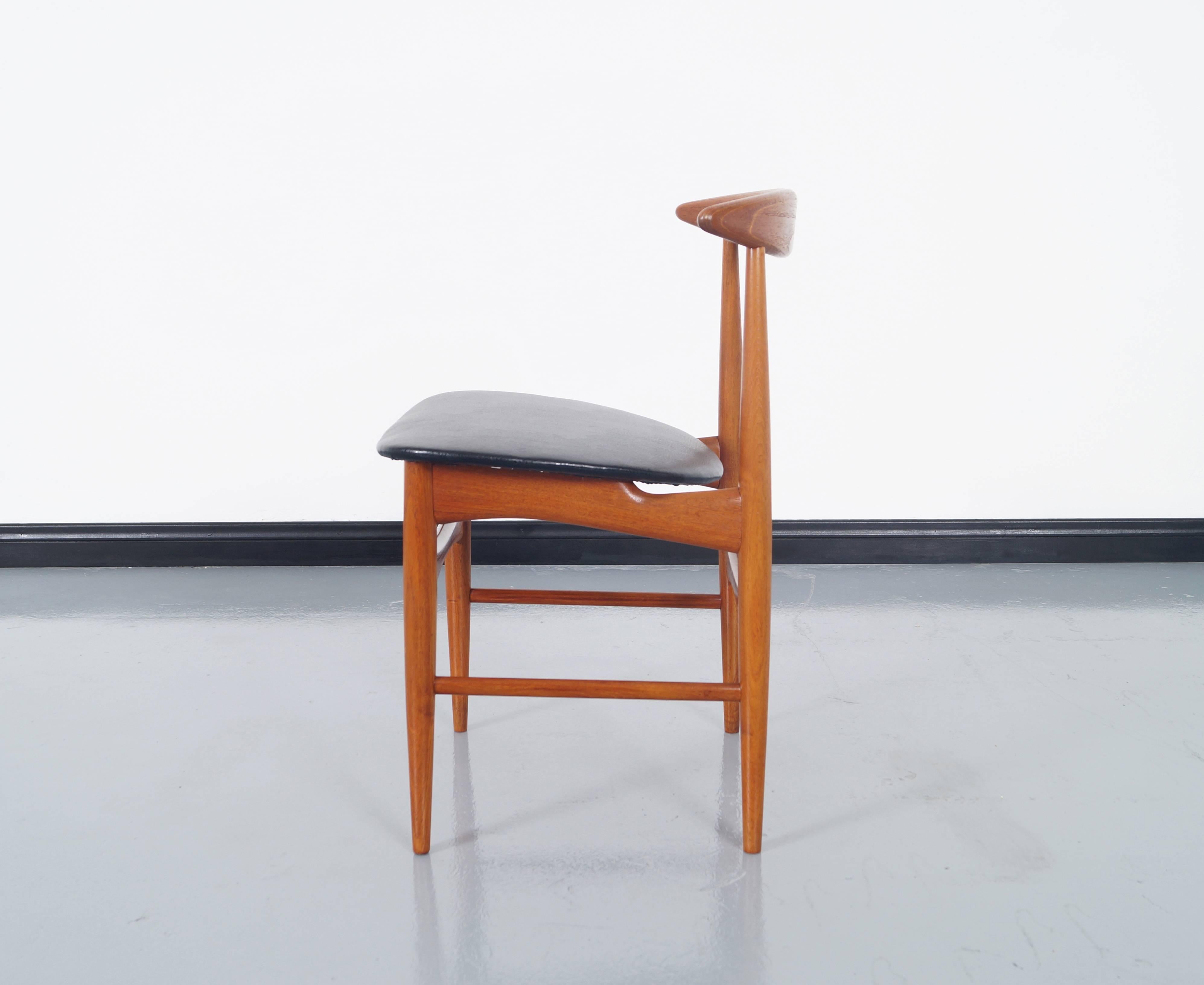 Mid-20th Century Danish Modern Teak Dining Chairs by Mogens Kold
