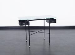 Vanità francese d'epoca in stile Art Déco attribuita a Jacques Adnet