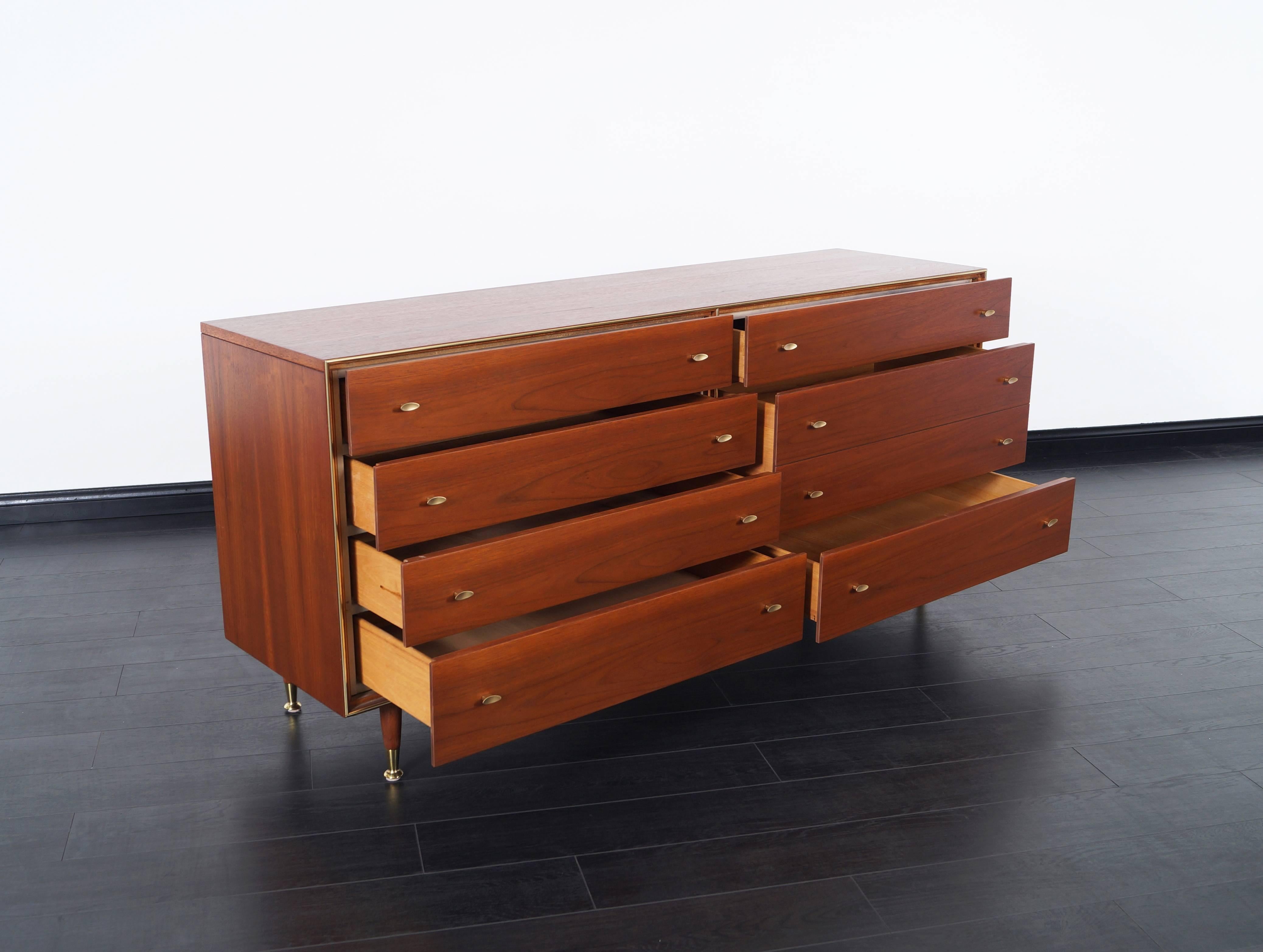 Mid-Century Modern Mid-Century Walnut Dresser by R-Way