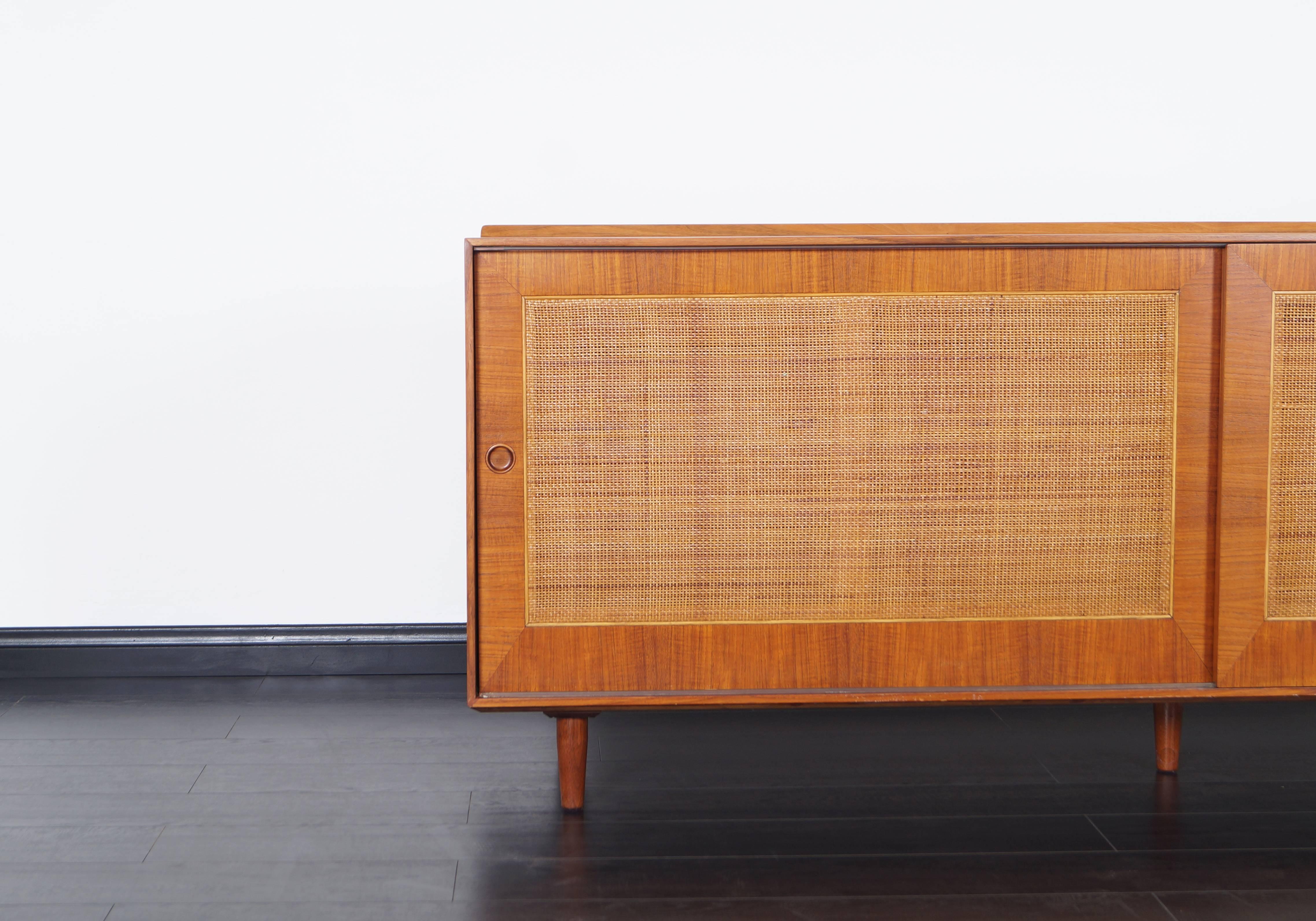 American Vintage Cane Front Credenza by Finn Juhl