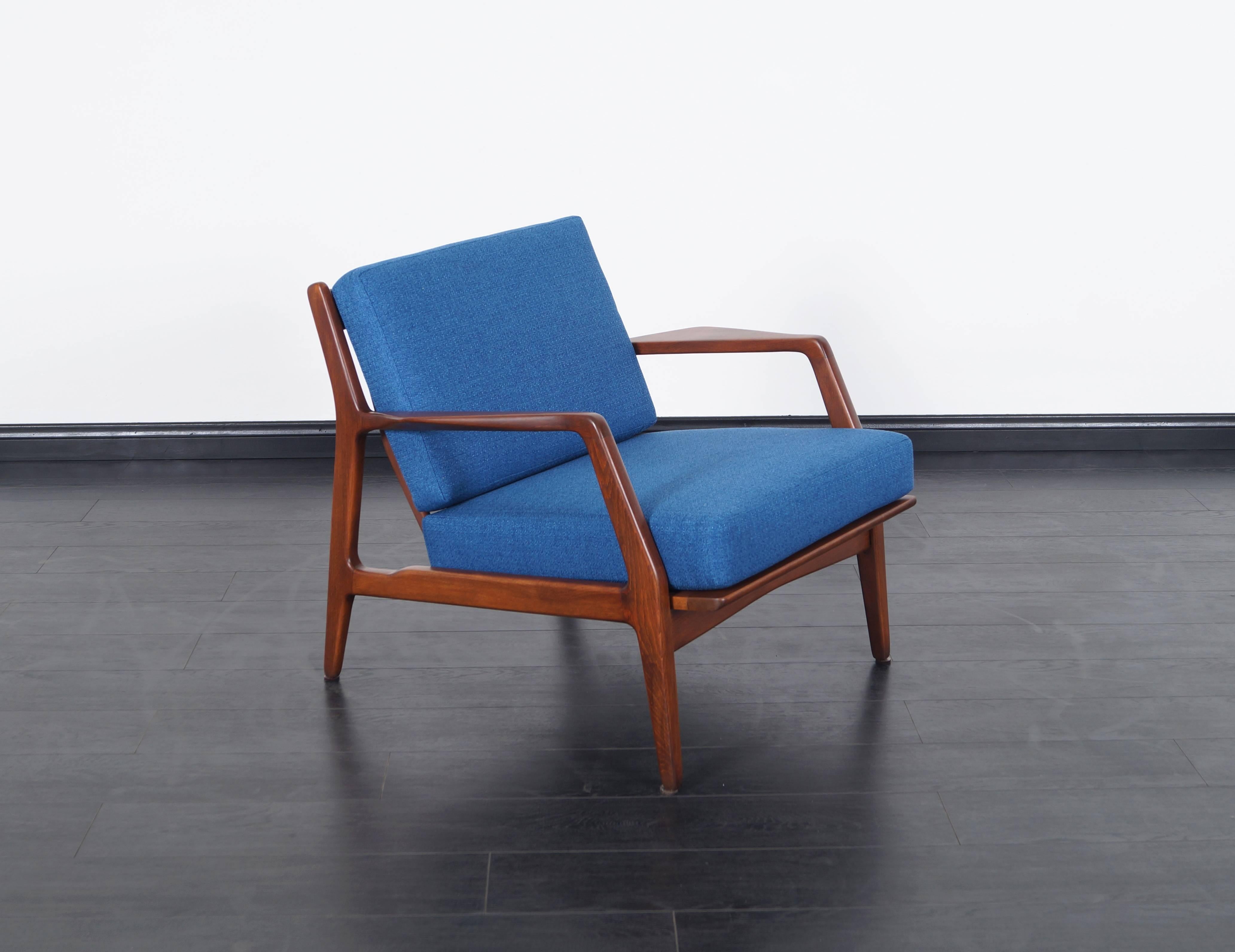 Danish Mid-Century Lounge Chairs by Ib Kofod-Larsen