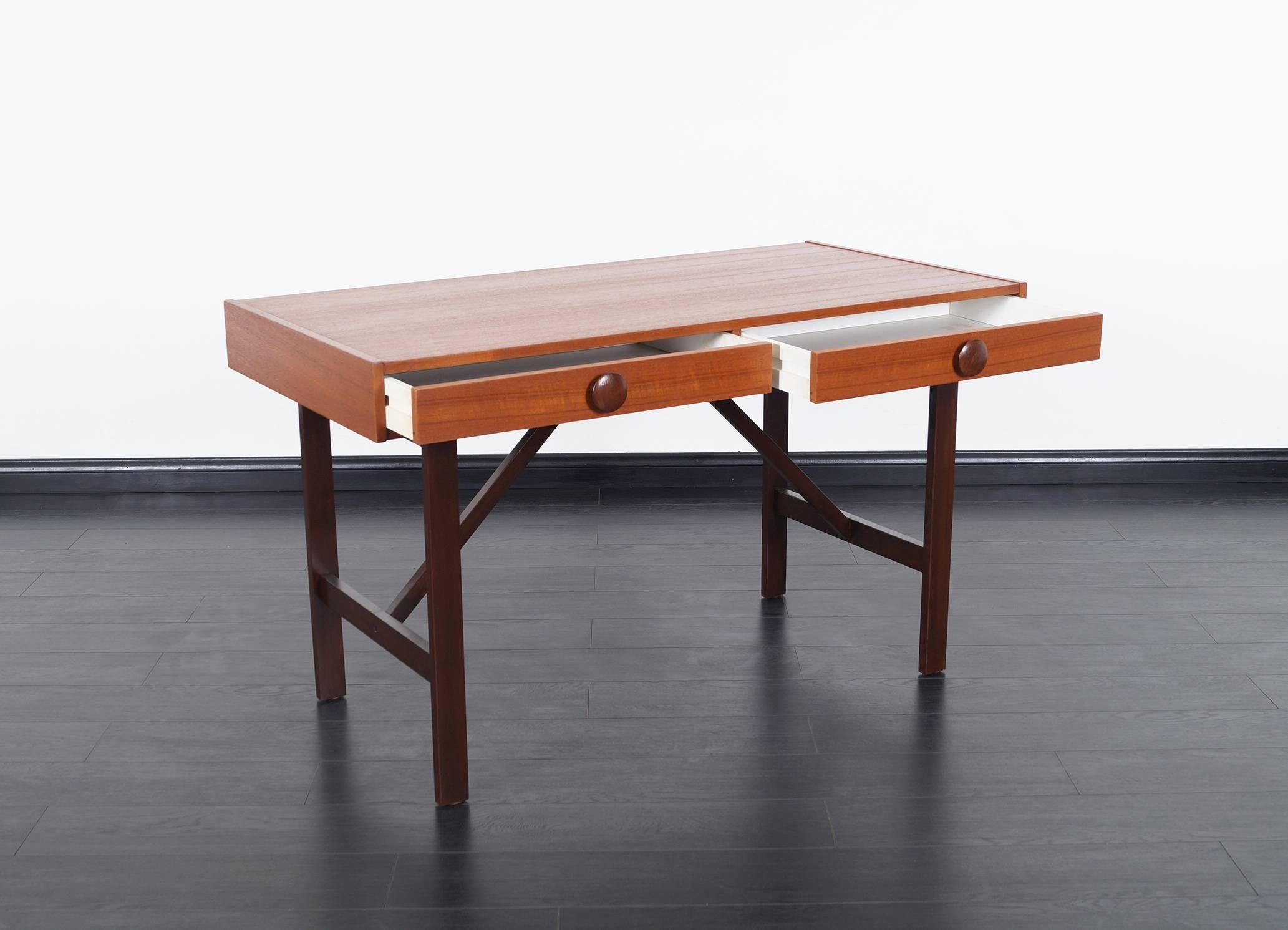 Scandinavian Modern Danish Modern Teak Desk